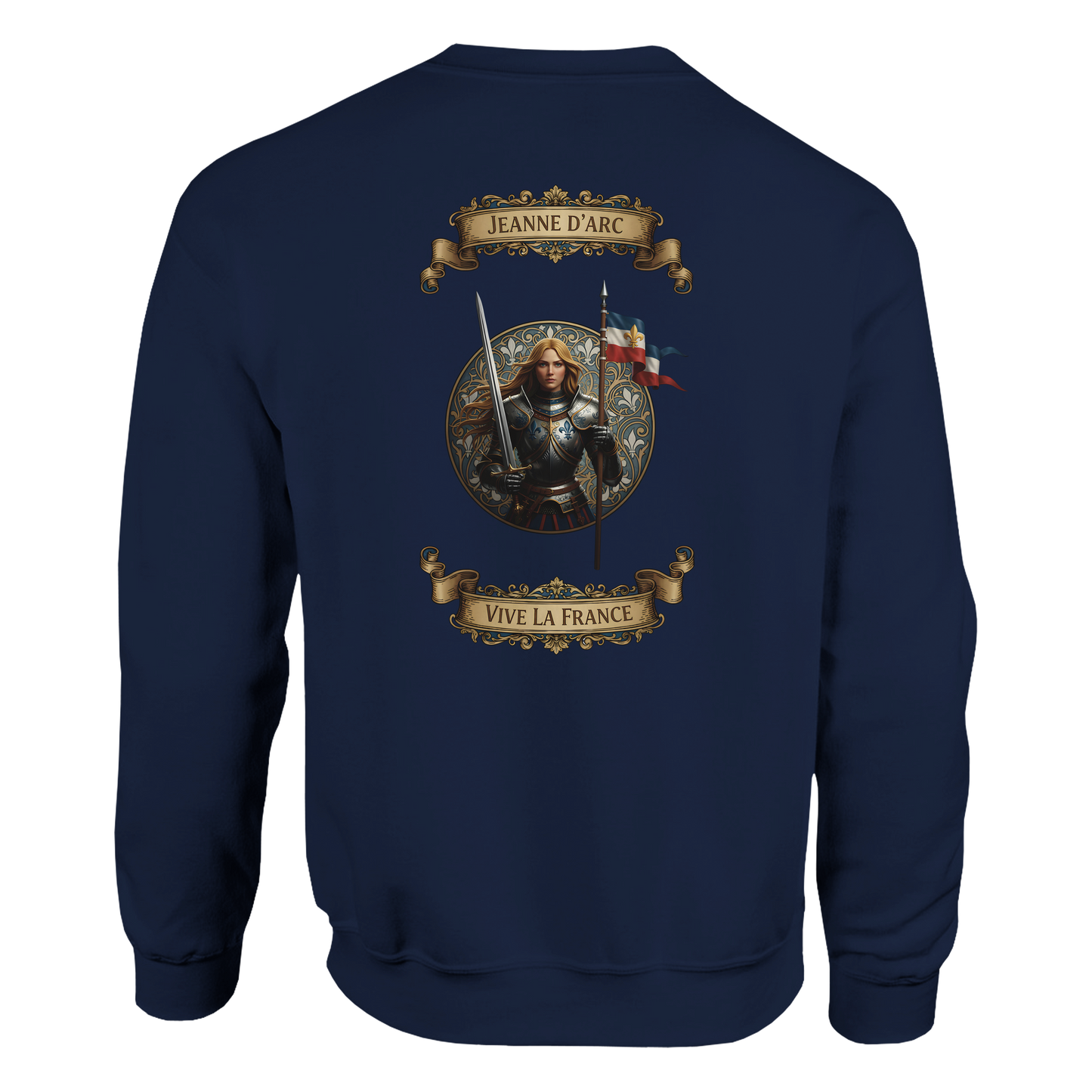 Damen-Sweatshirt Jeanne d'Arc klassischer Rundhalsausschnitt | Gildan® 18000