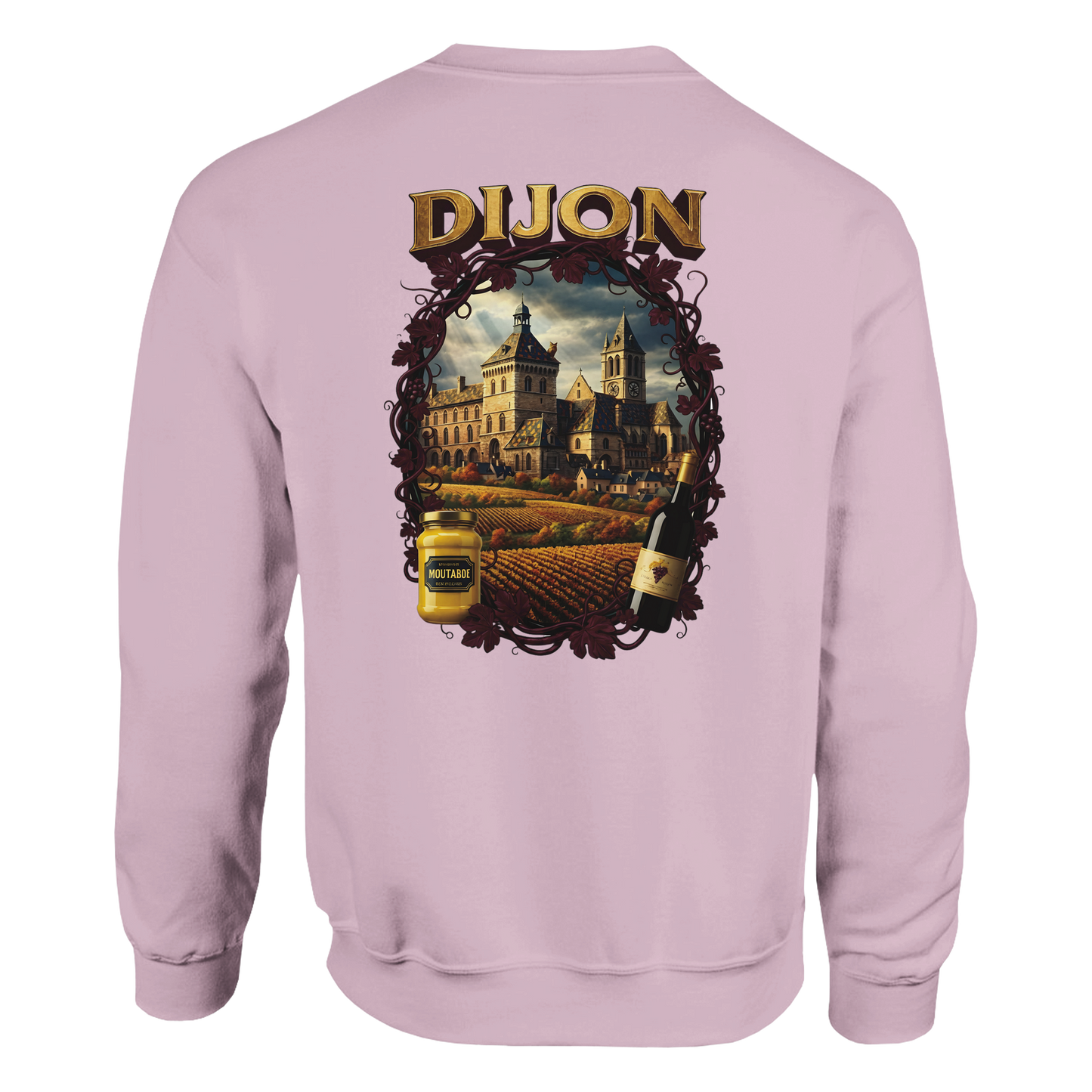 Unisex-Sweatshirt Dijon, Frankreich klassisch Rundhals | Gildan® 18000