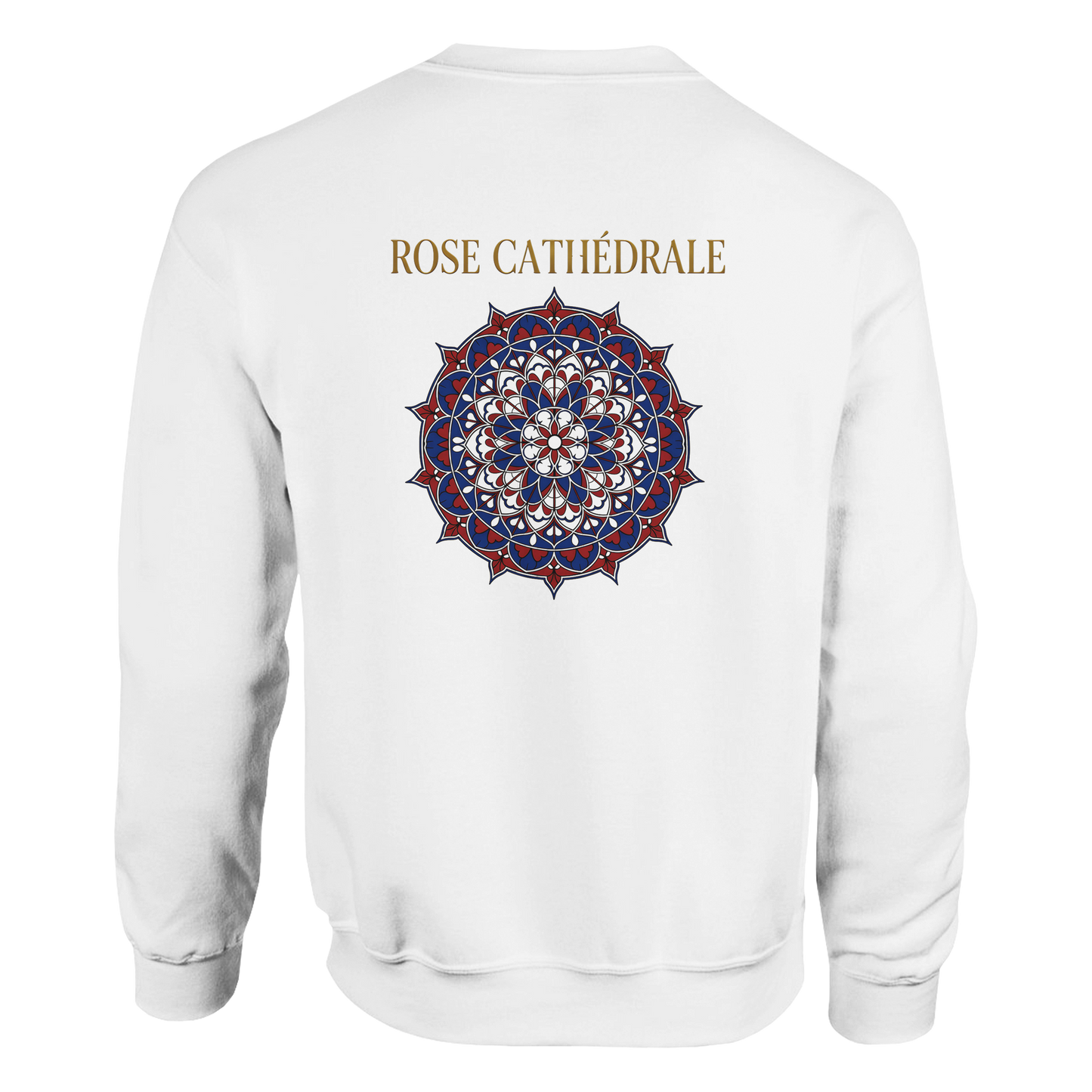 Women's Pink Classic Cathedral Crewneck Sweatshirt | Gildan® 18000