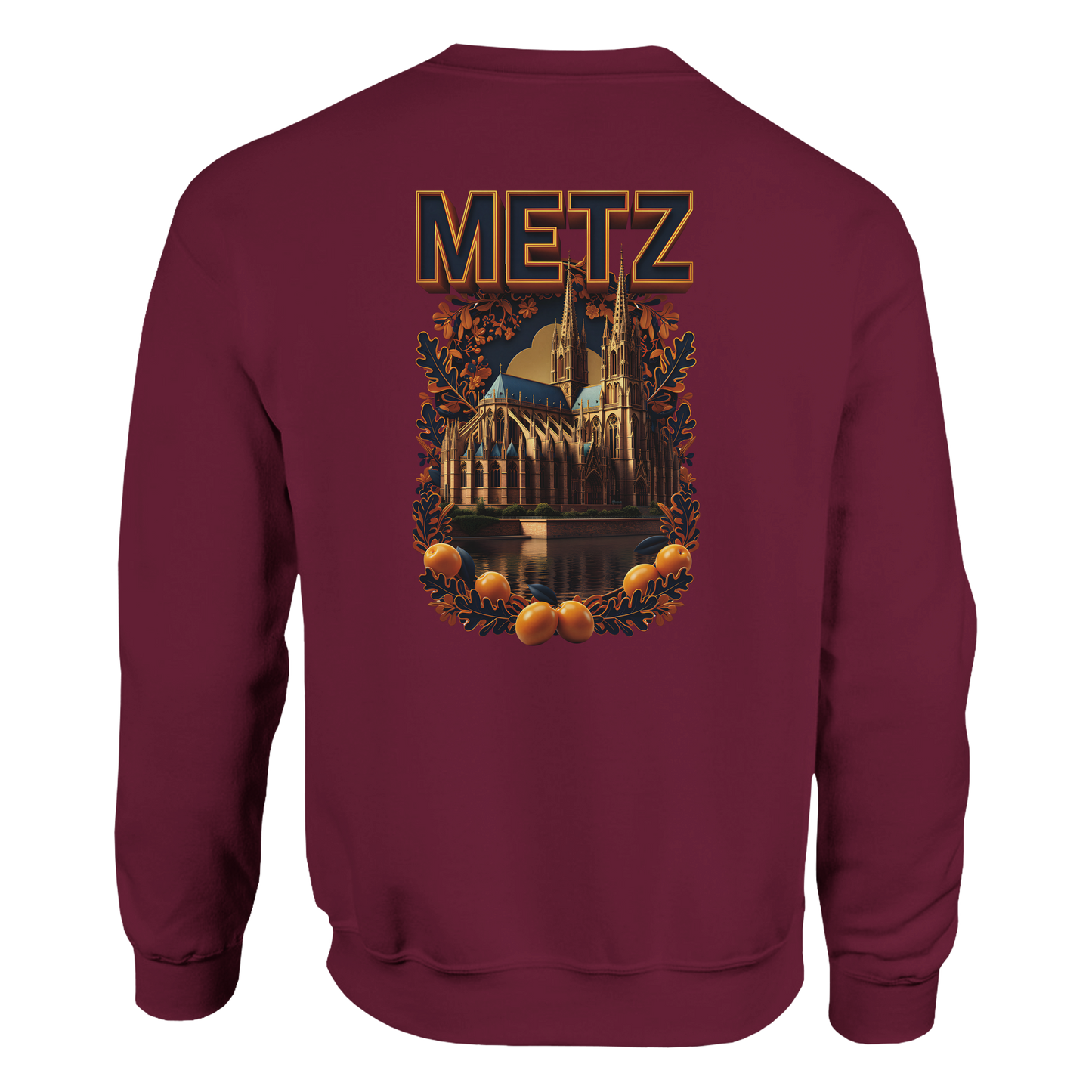 Unisex Sweatshirt Metz France City Classic Crewneck | Gildan® 18000