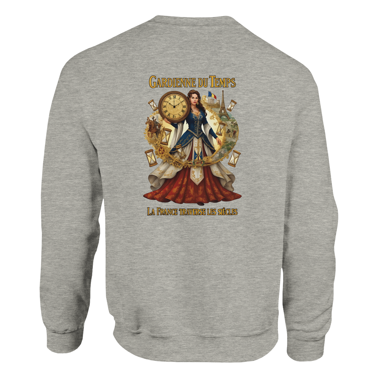 Sweat-shirt Femme Gardienne du Temps - Confort Premium et Coupe Classique