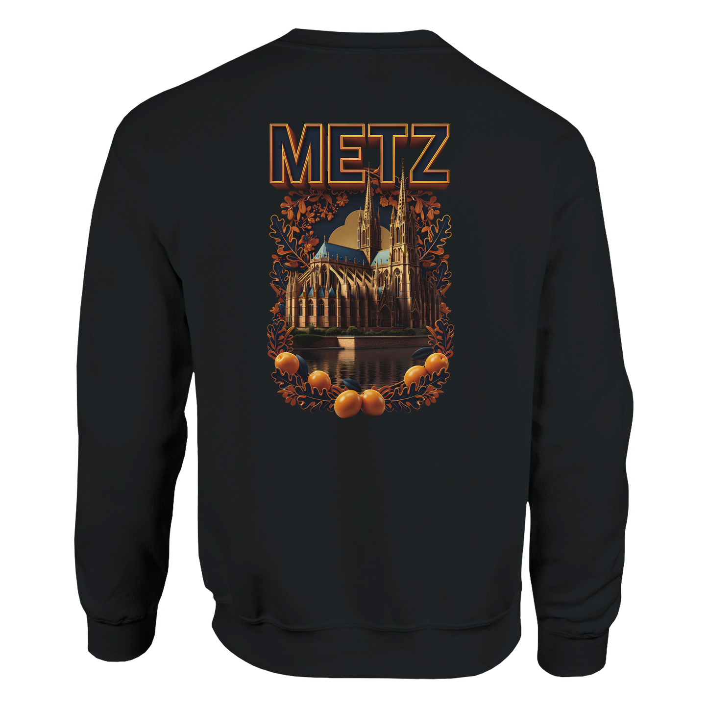 Unisex Sweatshirt Metz France City Classic Crewneck | Gildan® 18000