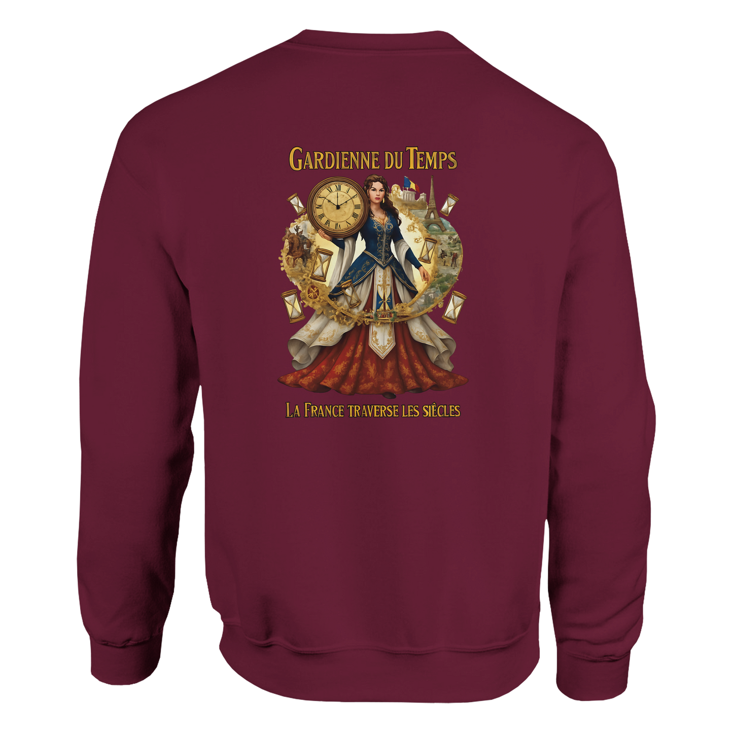 Sweat-shirt Femme Gardienne du Temps - Confort Premium et Coupe Classique