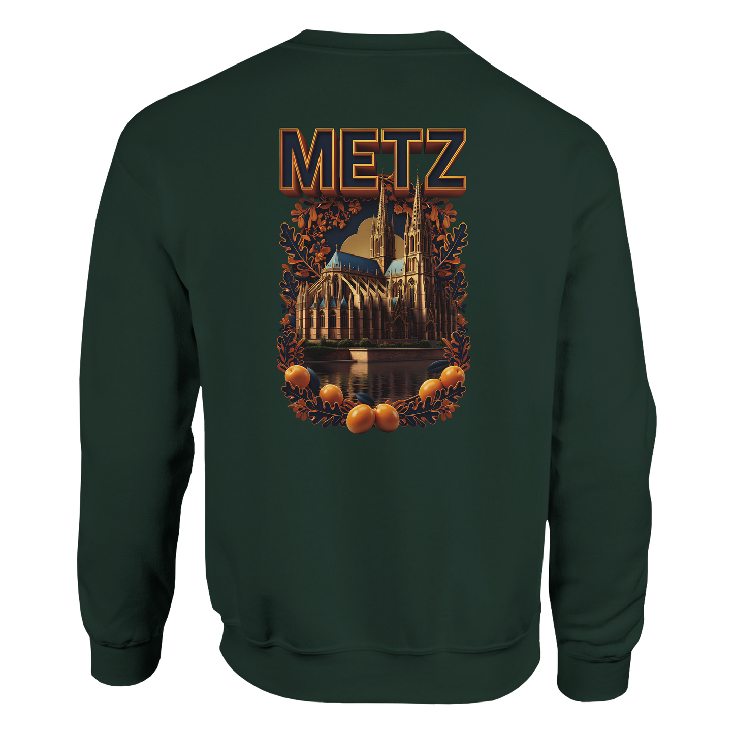Unisex Sweatshirt Metz France City Classic Crewneck | Gildan® 18000