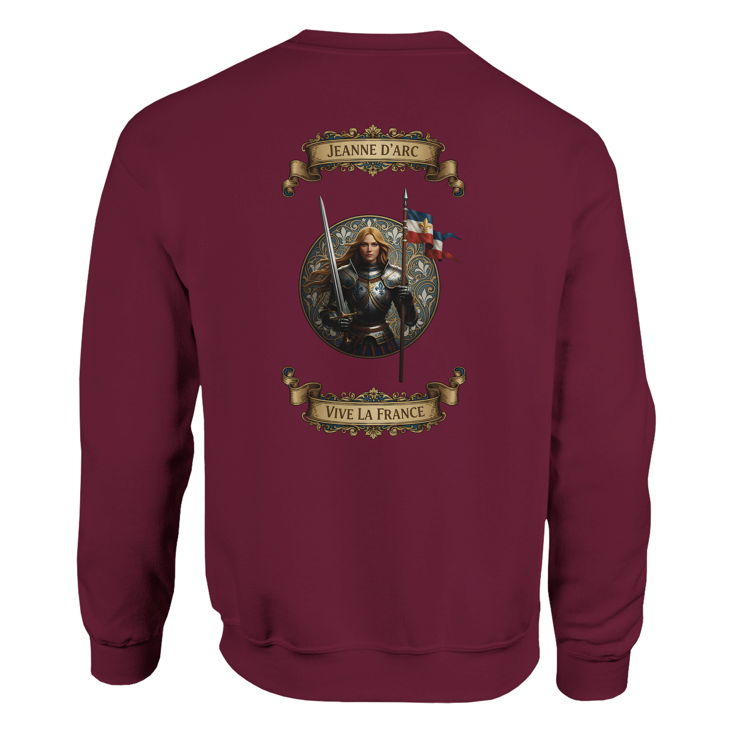 Damen-Sweatshirt Jeanne d'Arc klassischer Rundhalsausschnitt | Gildan® 18000