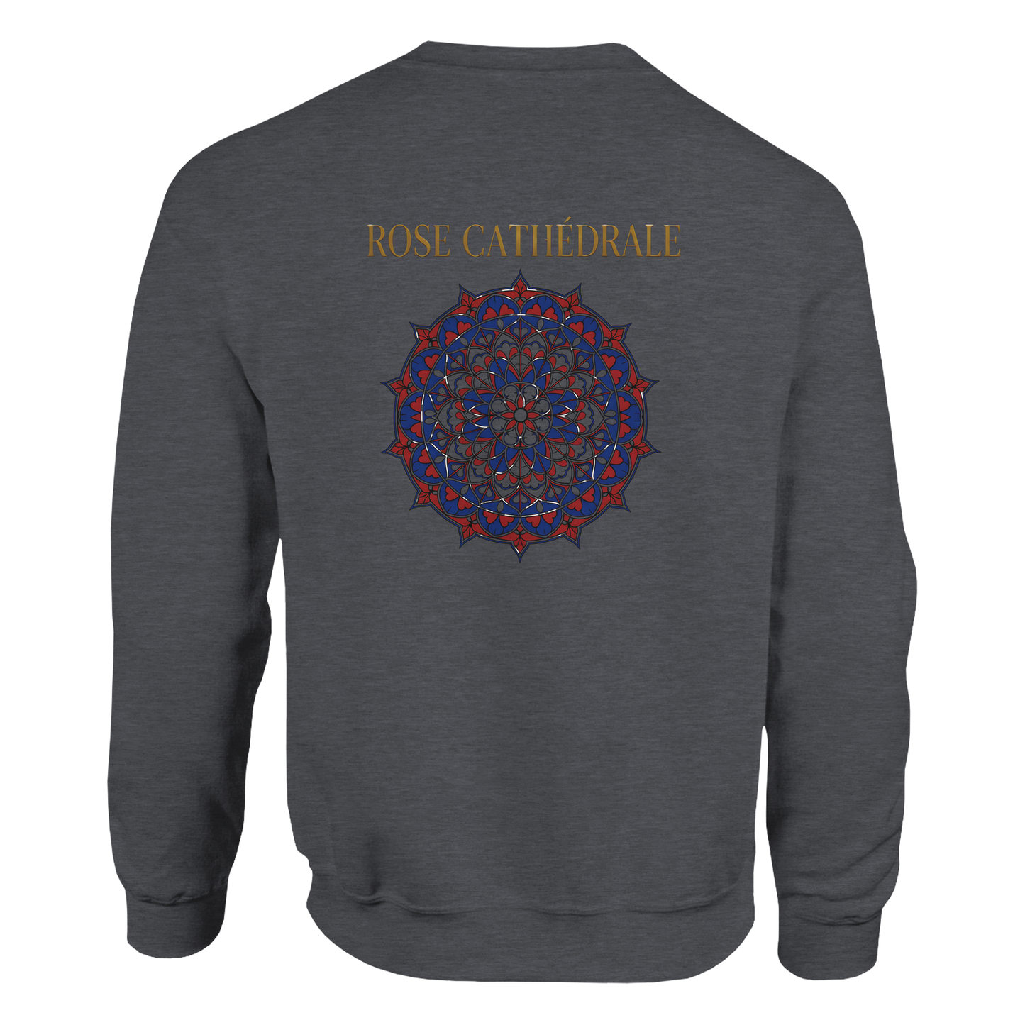Women's Pink Classic Cathedral Crewneck Sweatshirt | Gildan® 18000