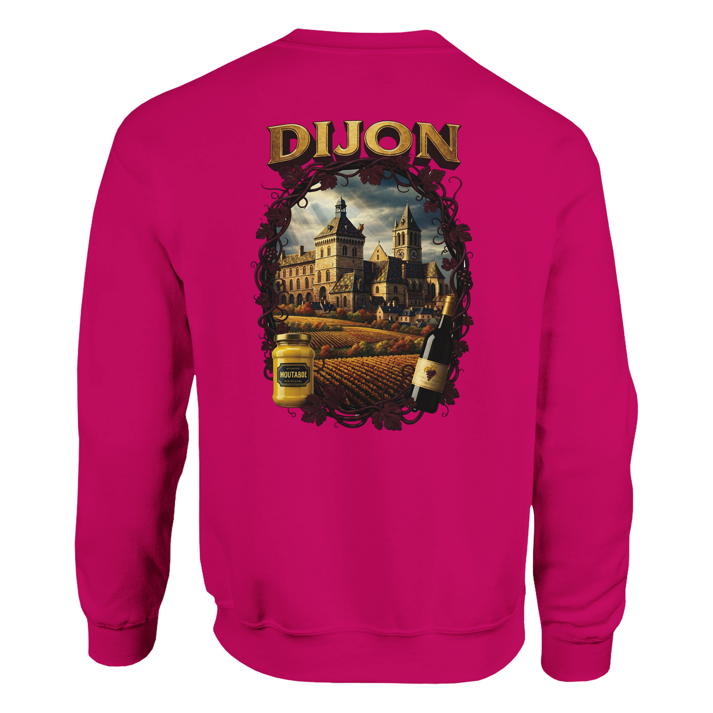 Unisex-Sweatshirt Dijon, Frankreich klassisch Rundhals | Gildan® 18000