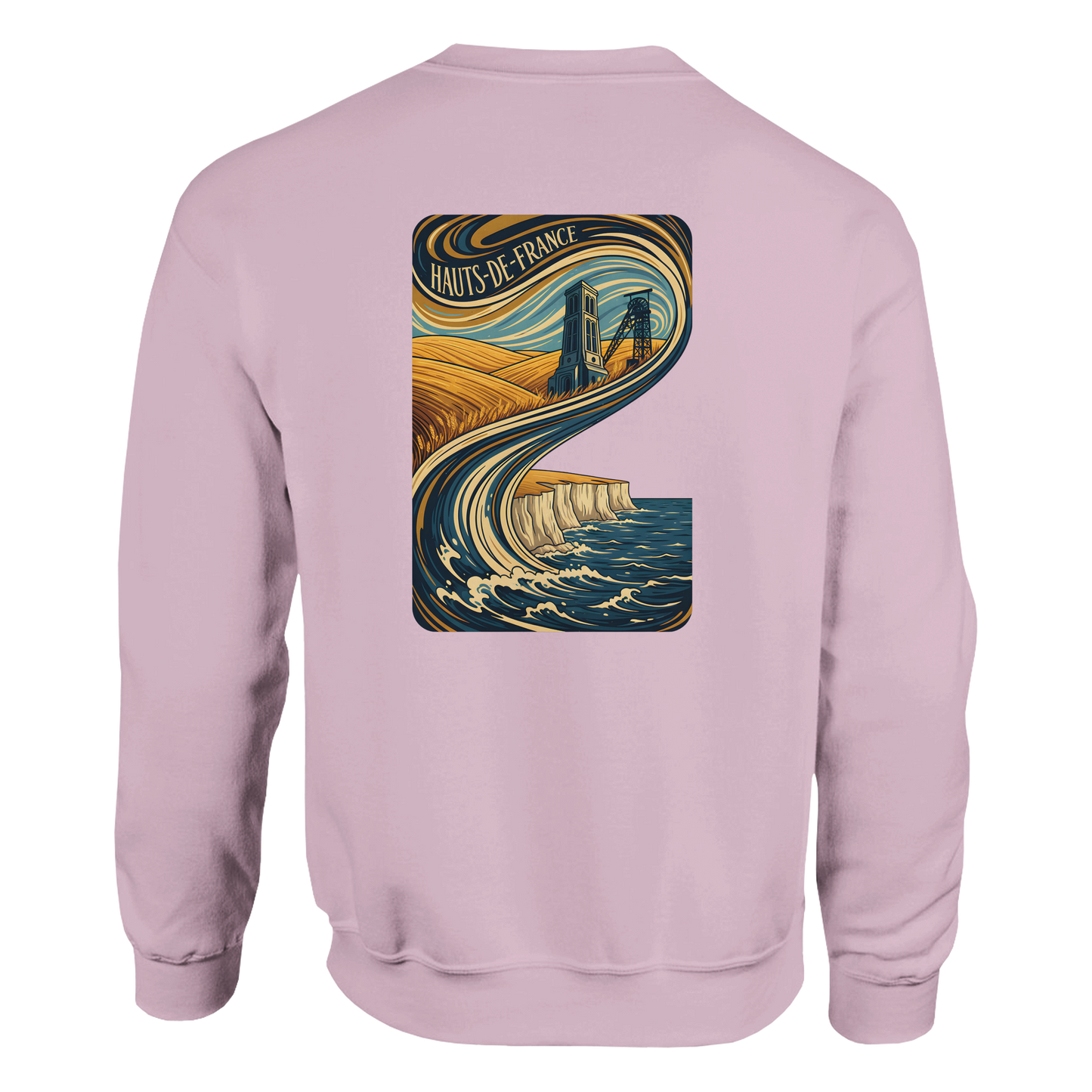 Unisex Nord-Pas-de-Calais classic crewneck sweatshirt | Gildan® 18000