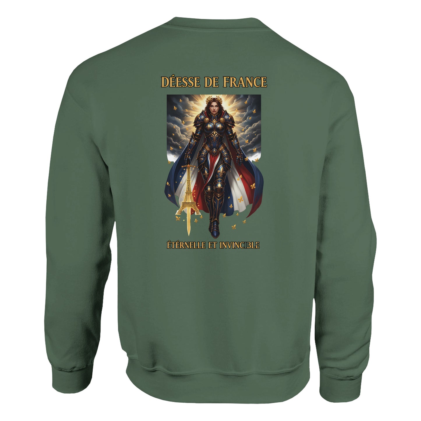 Women's Sweatshirt Goddess of France Style-French Classic Crewneck | Gildan® 18000