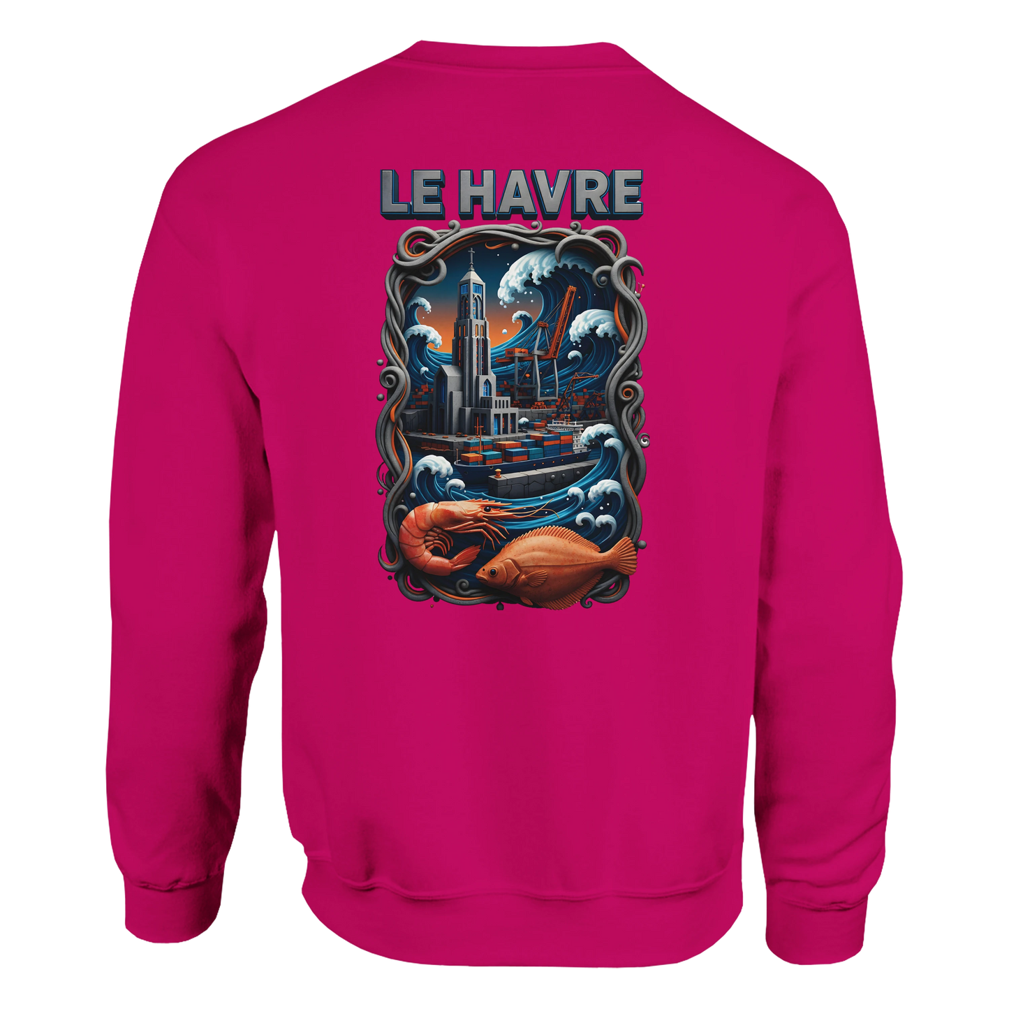 Sweat-shirt Unisexe Le Havre – Ville de France – Pull Premium Confort