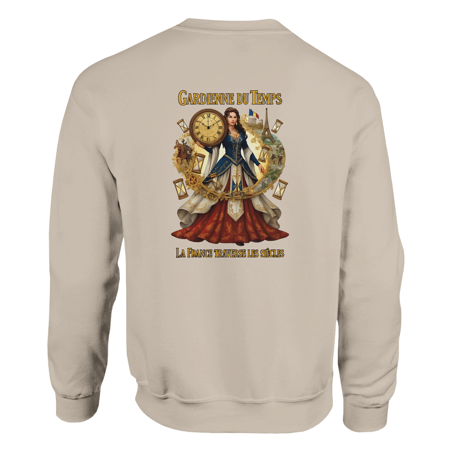 Sweat-shirt Femme Gardienne du Temps - Confort Premium et Coupe Classique