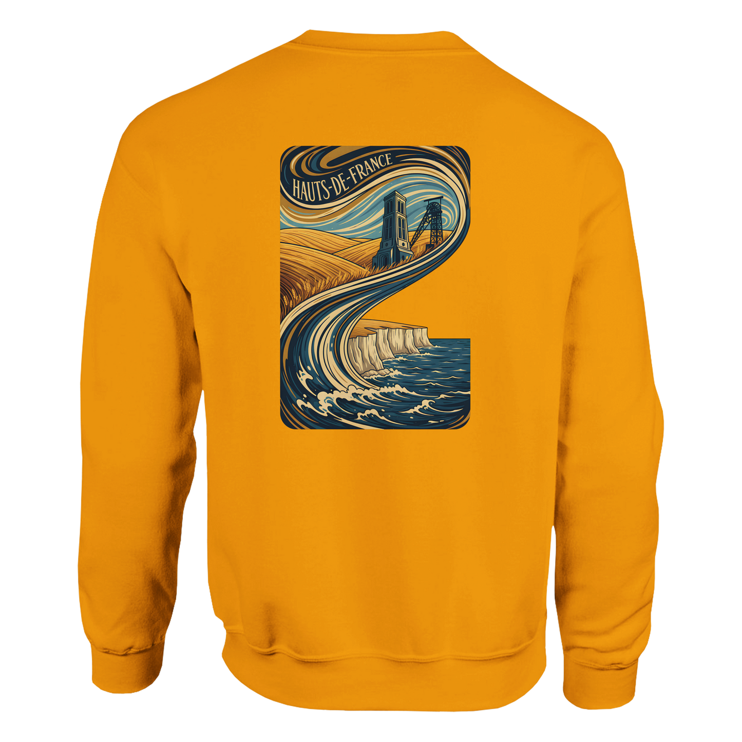 Unisex Nord-Pas-de-Calais classic crewneck sweatshirt | Gildan® 18000