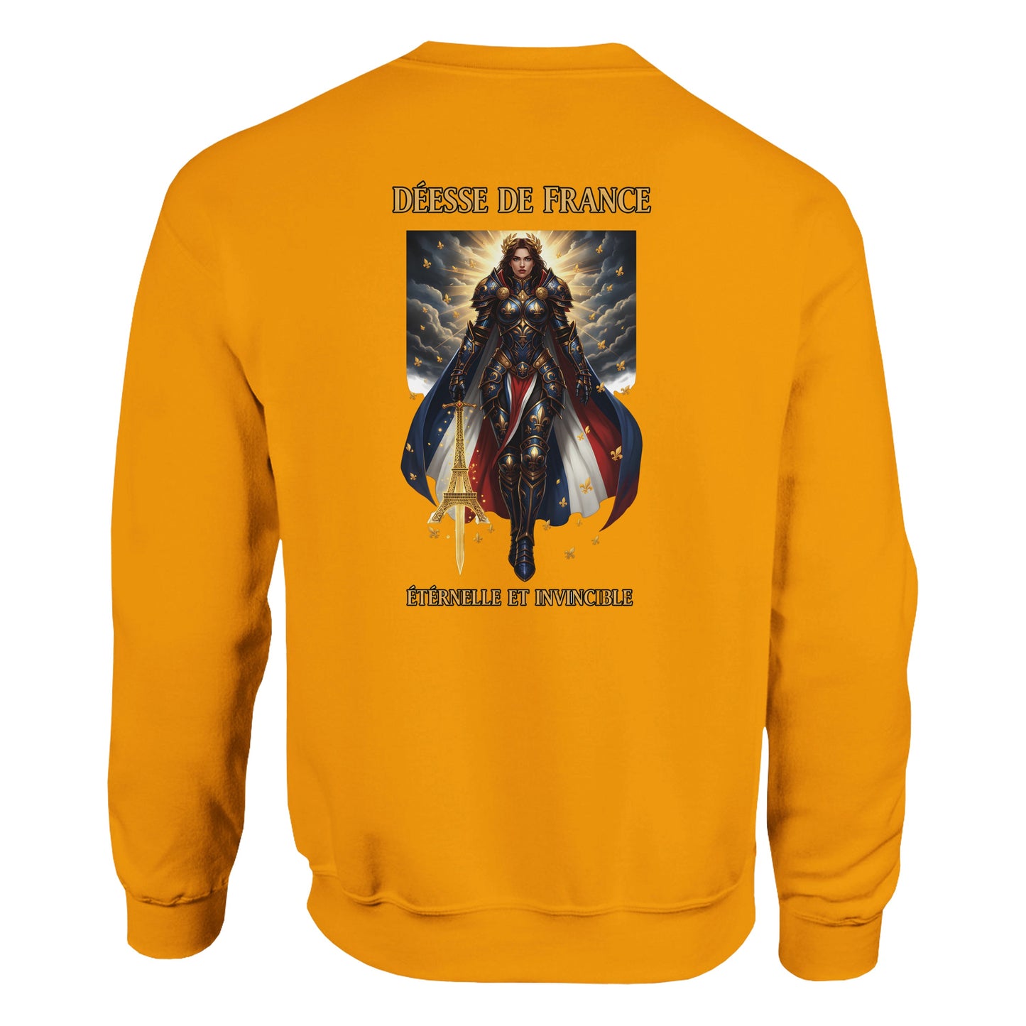 Women's Sweatshirt Goddess of France Style-French Classic Crewneck | Gildan® 18000
