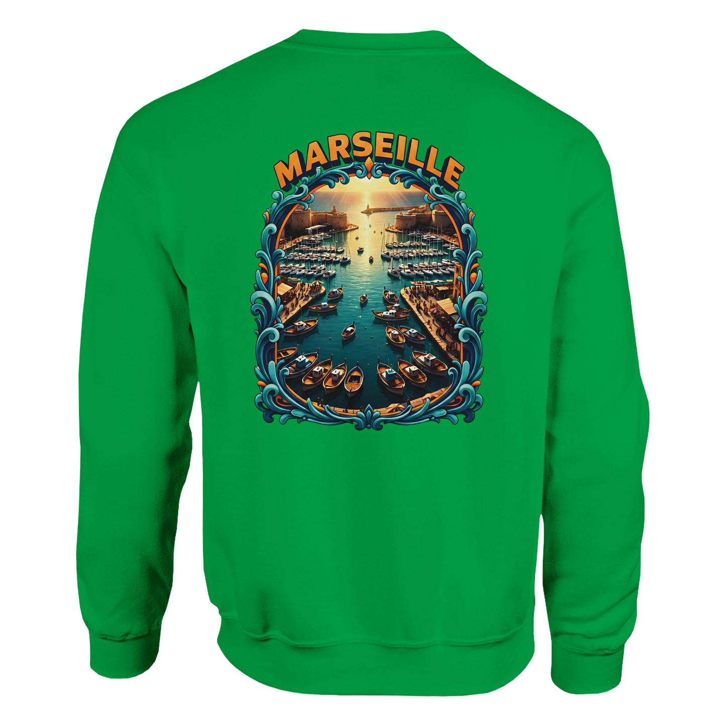 Unisex-Sweatshirt Marseilles Klassisches Rundhals-Sweatshirt | Gildan® 18000