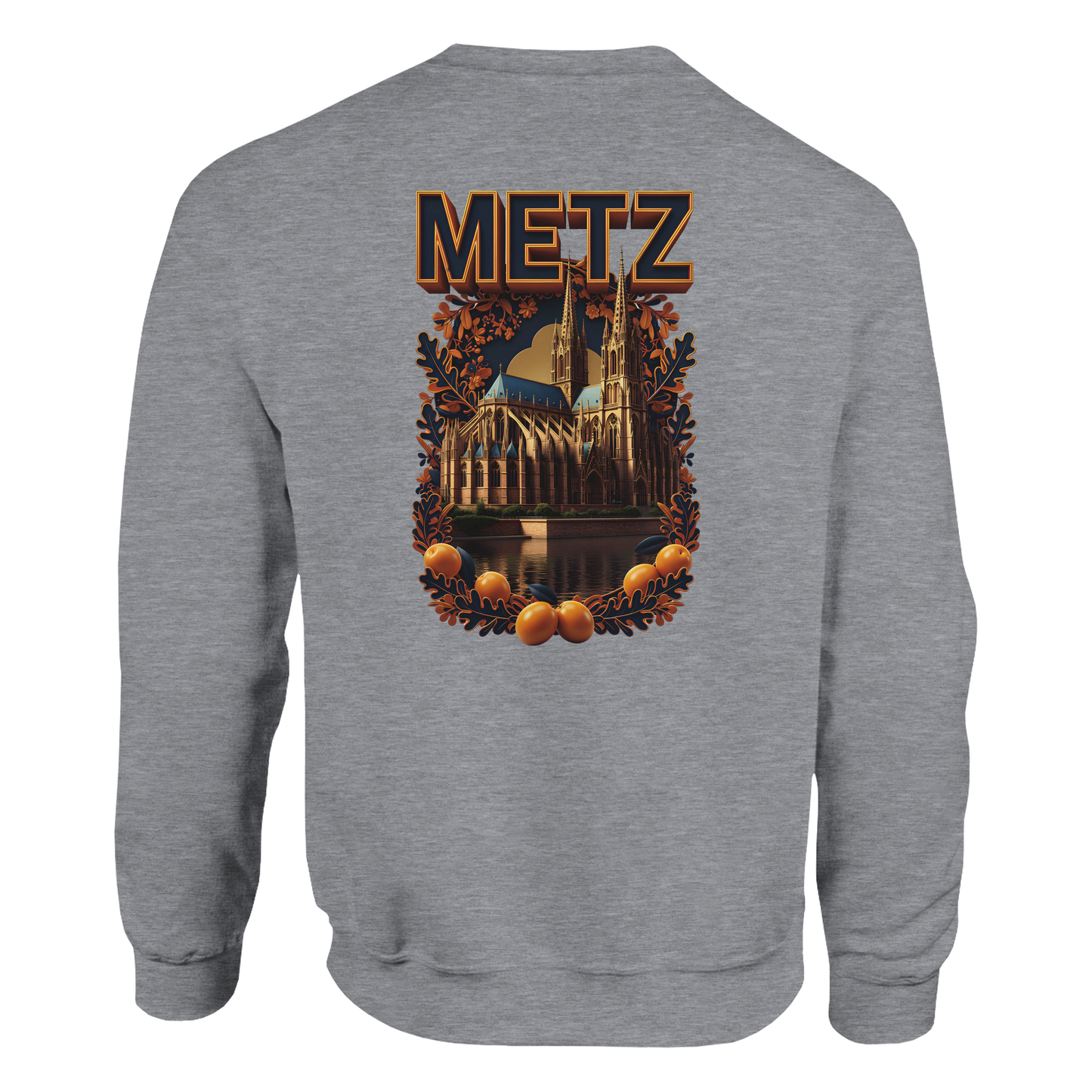 Unisex Sweatshirt Metz France City Classic Crewneck | Gildan® 18000