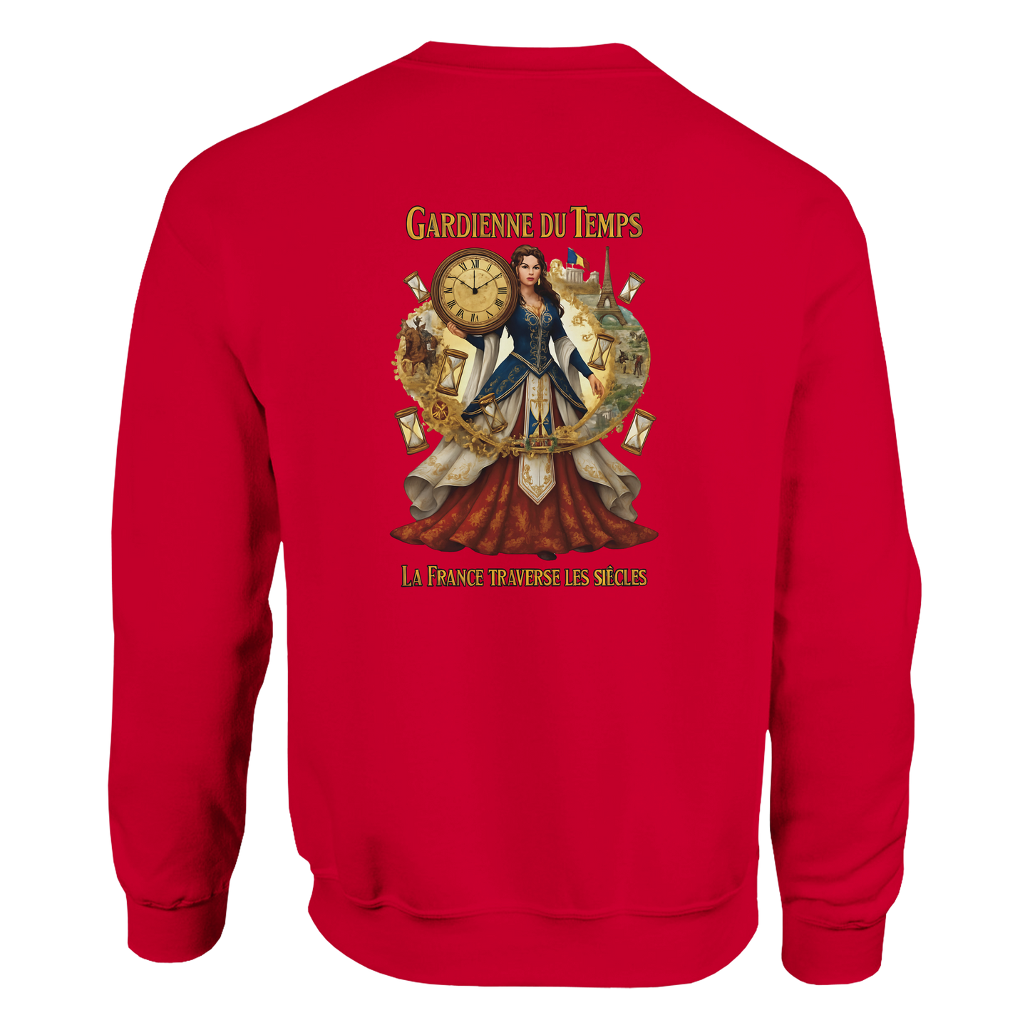 Sweat-shirt Femme Gardienne du Temps - Confort Premium et Coupe Classique