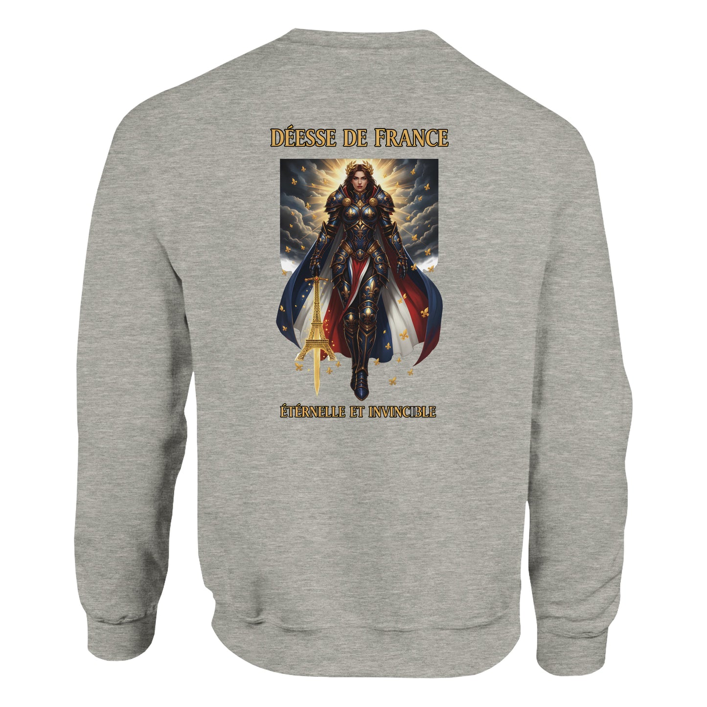 Women's Sweatshirt Goddess of France Style-French Classic Crewneck | Gildan® 18000