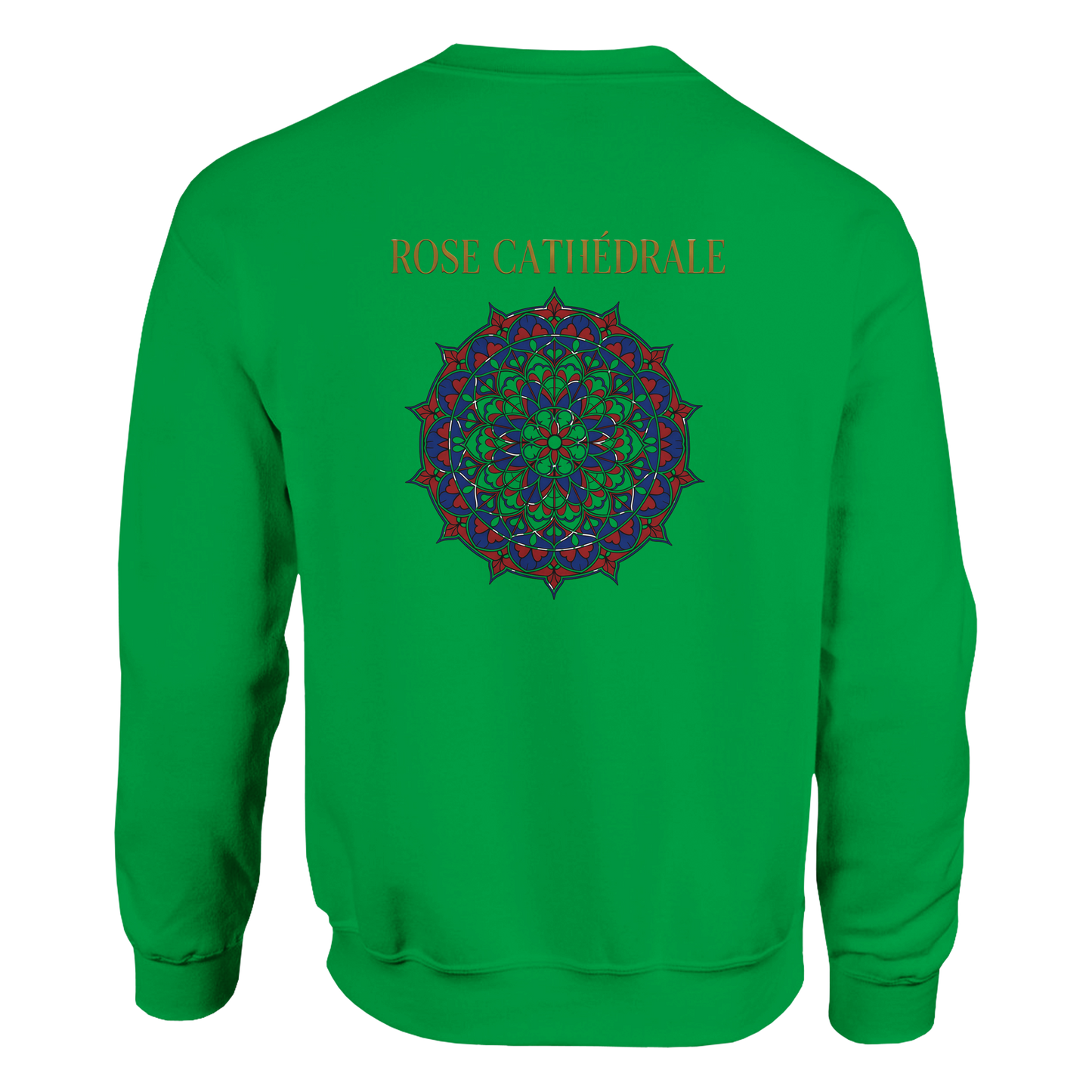 Women's Pink Classic Cathedral Crewneck Sweatshirt | Gildan® 18000