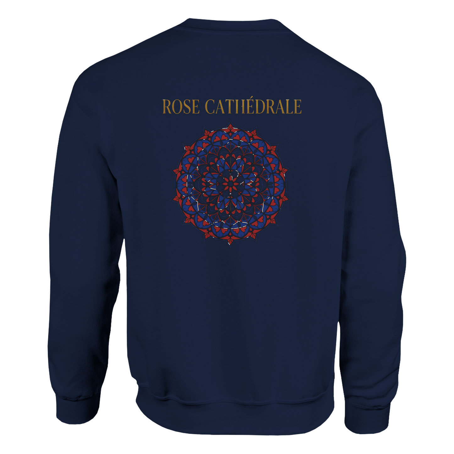 Women's Pink Classic Cathedral Crewneck Sweatshirt | Gildan® 18000