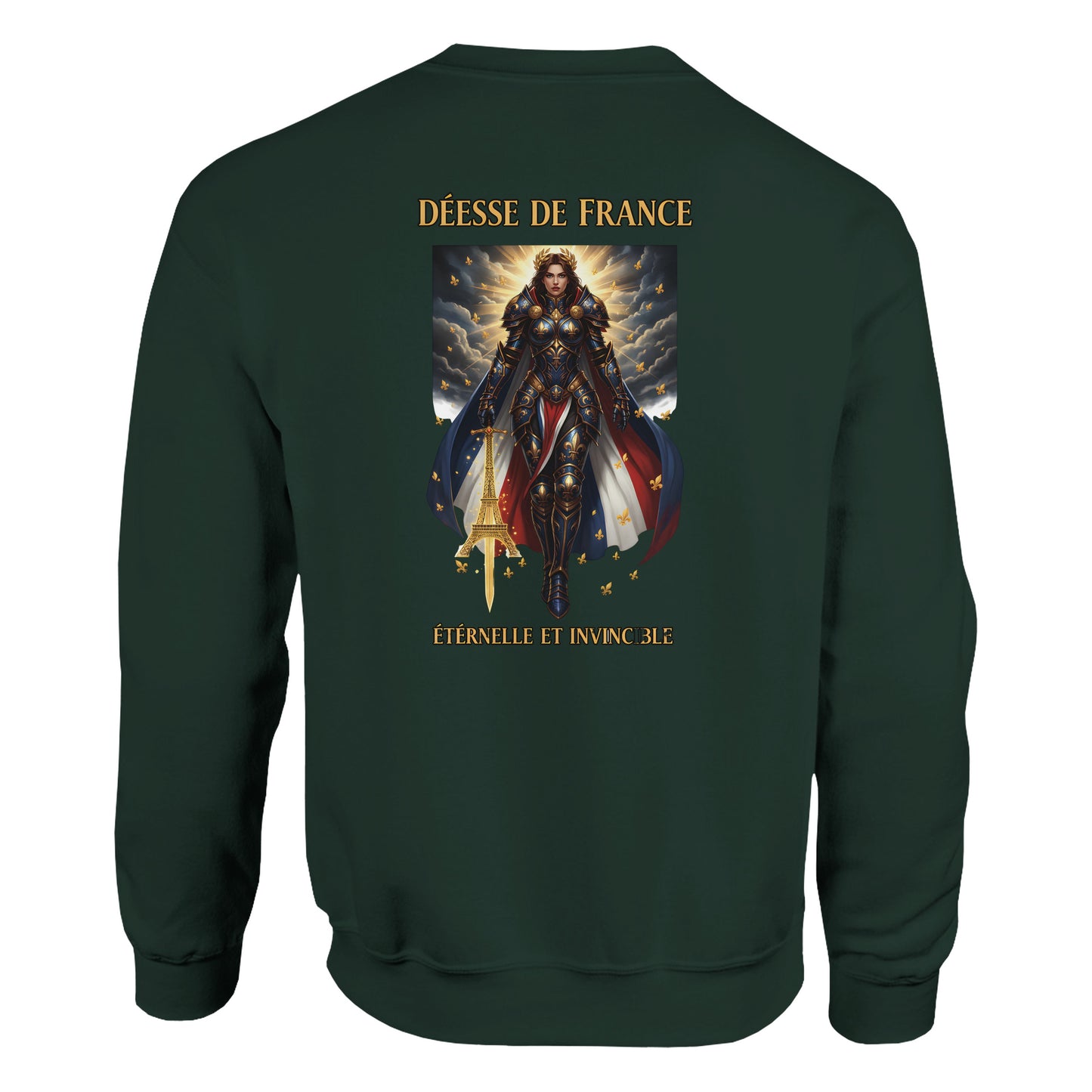 Women's Sweatshirt Goddess of France Style-French Classic Crewneck | Gildan® 18000