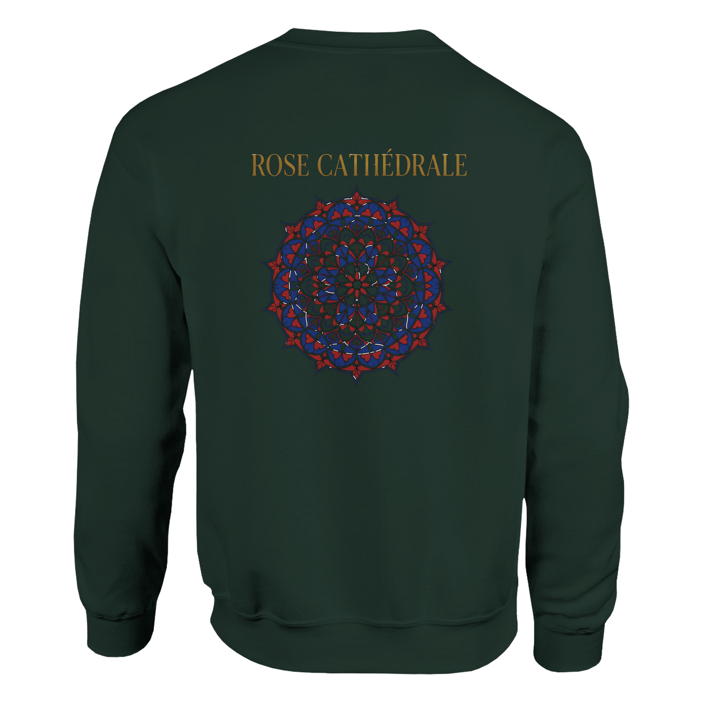 Women's Pink Classic Cathedral Crewneck Sweatshirt | Gildan® 18000