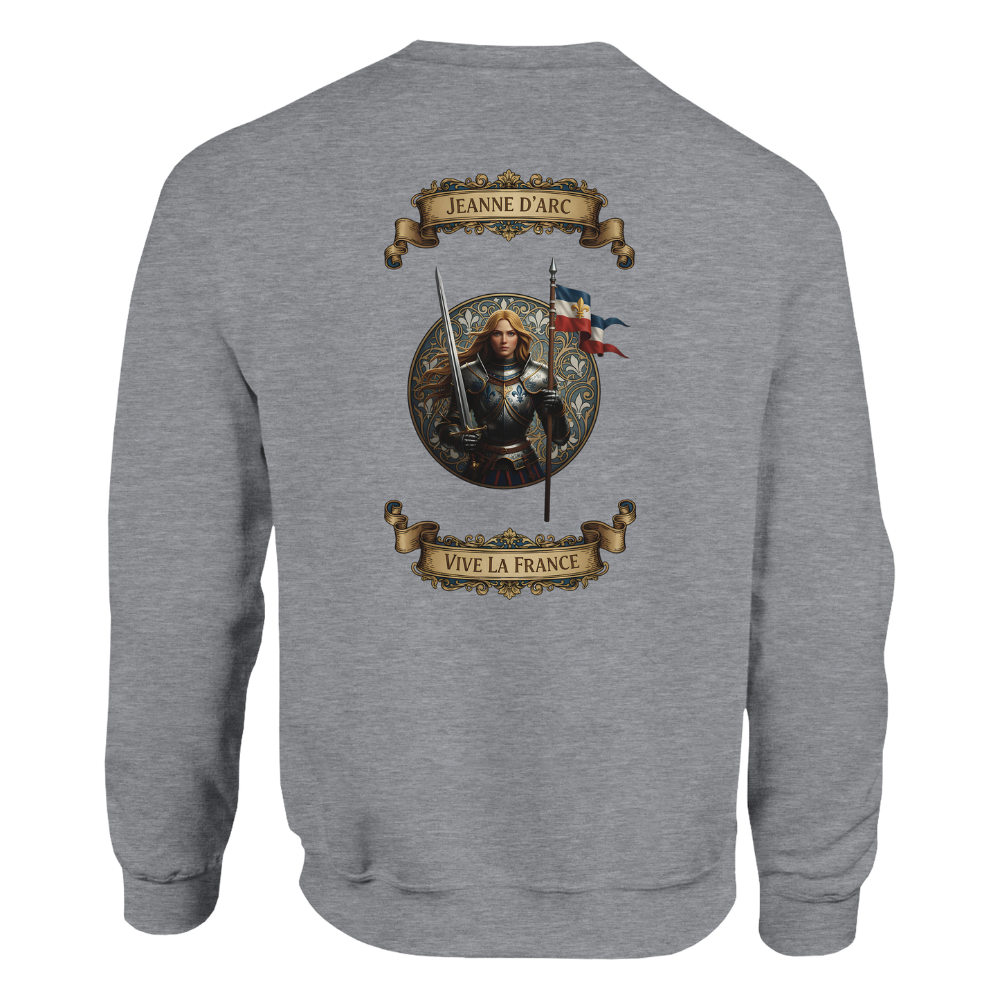 Damen-Sweatshirt Jeanne d'Arc klassischer Rundhalsausschnitt | Gildan® 18000