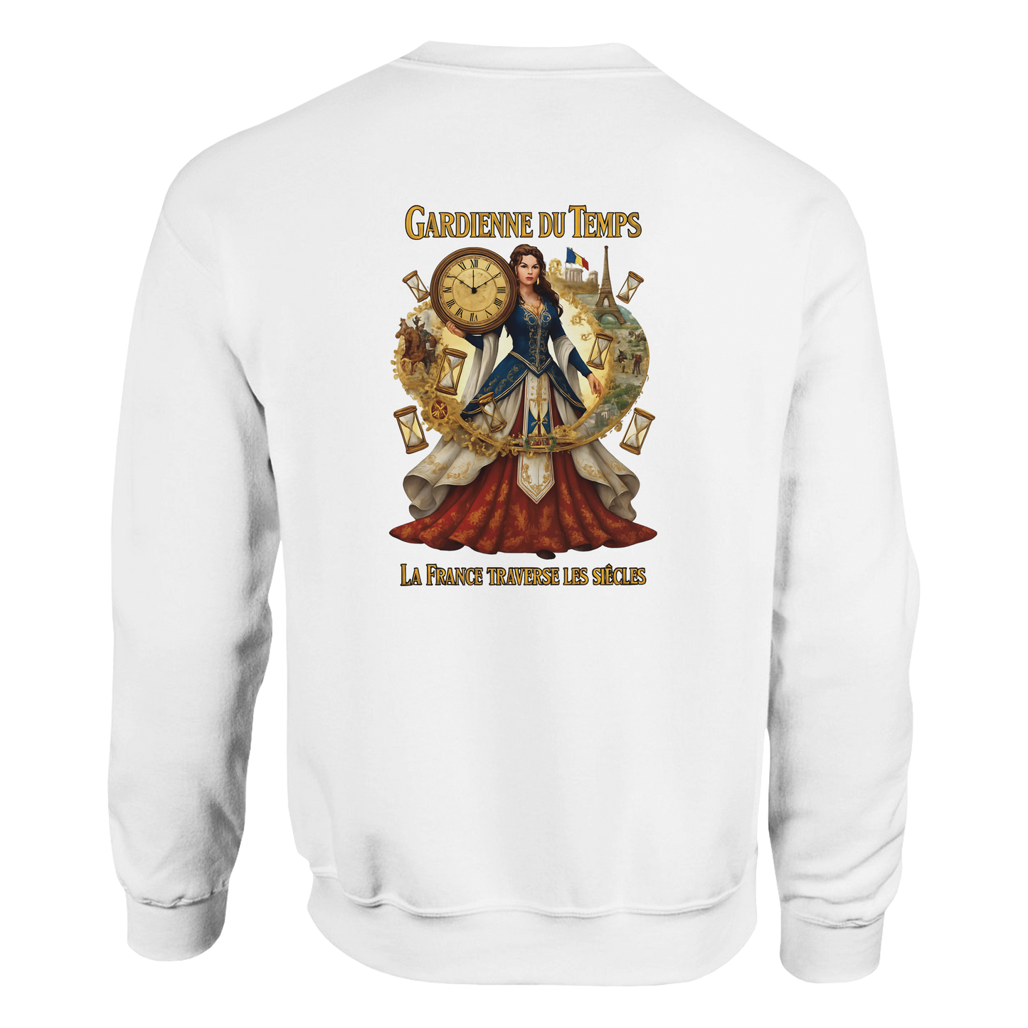 Sweat-shirt Femme Gardienne du Temps - Confort Premium et Coupe Classique