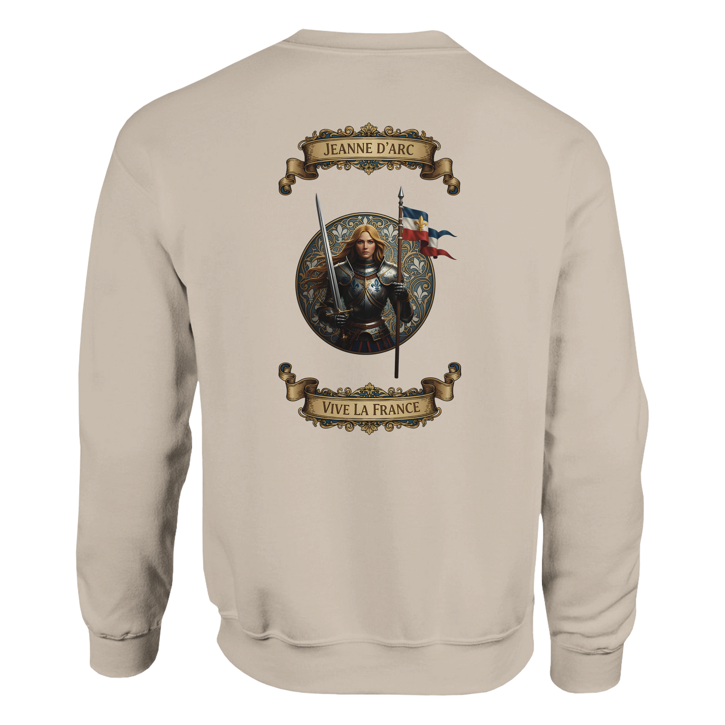 Damen-Sweatshirt Jeanne d'Arc klassischer Rundhalsausschnitt | Gildan® 18000