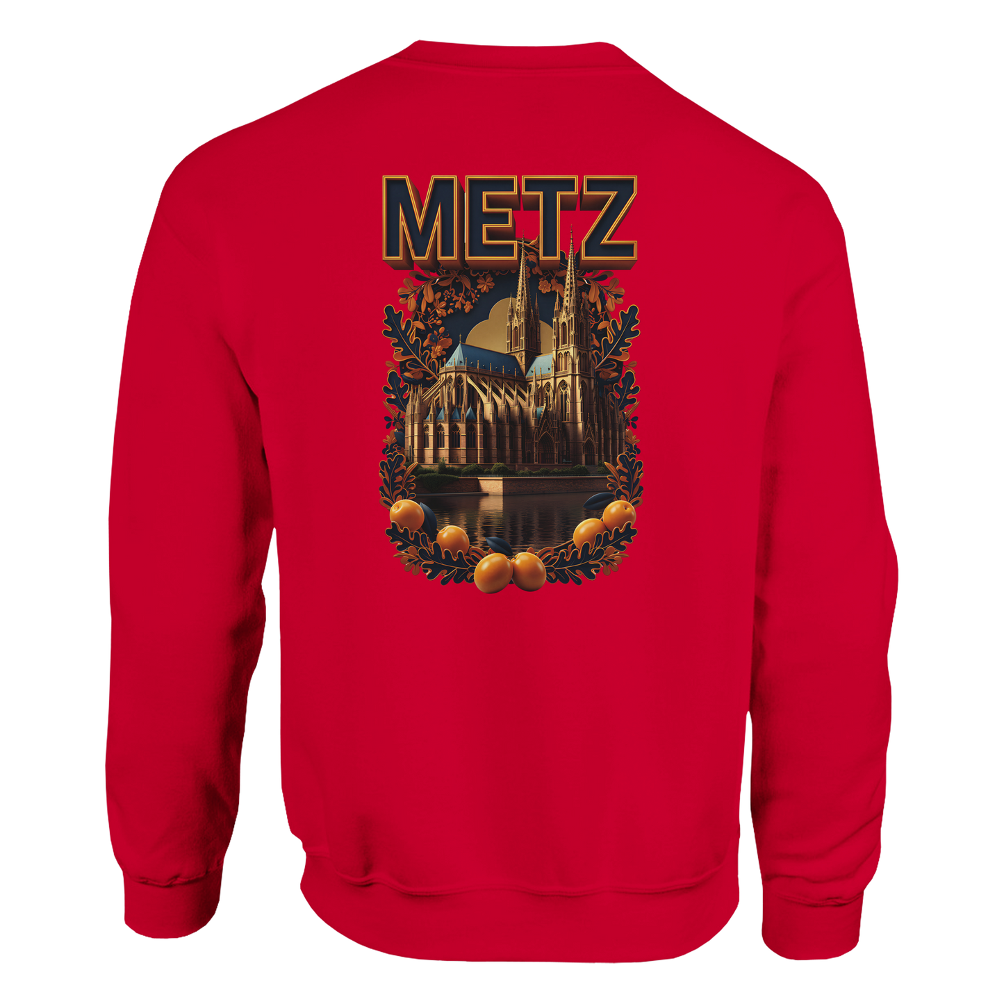 Unisex Sweatshirt Metz France City Classic Crewneck | Gildan® 18000