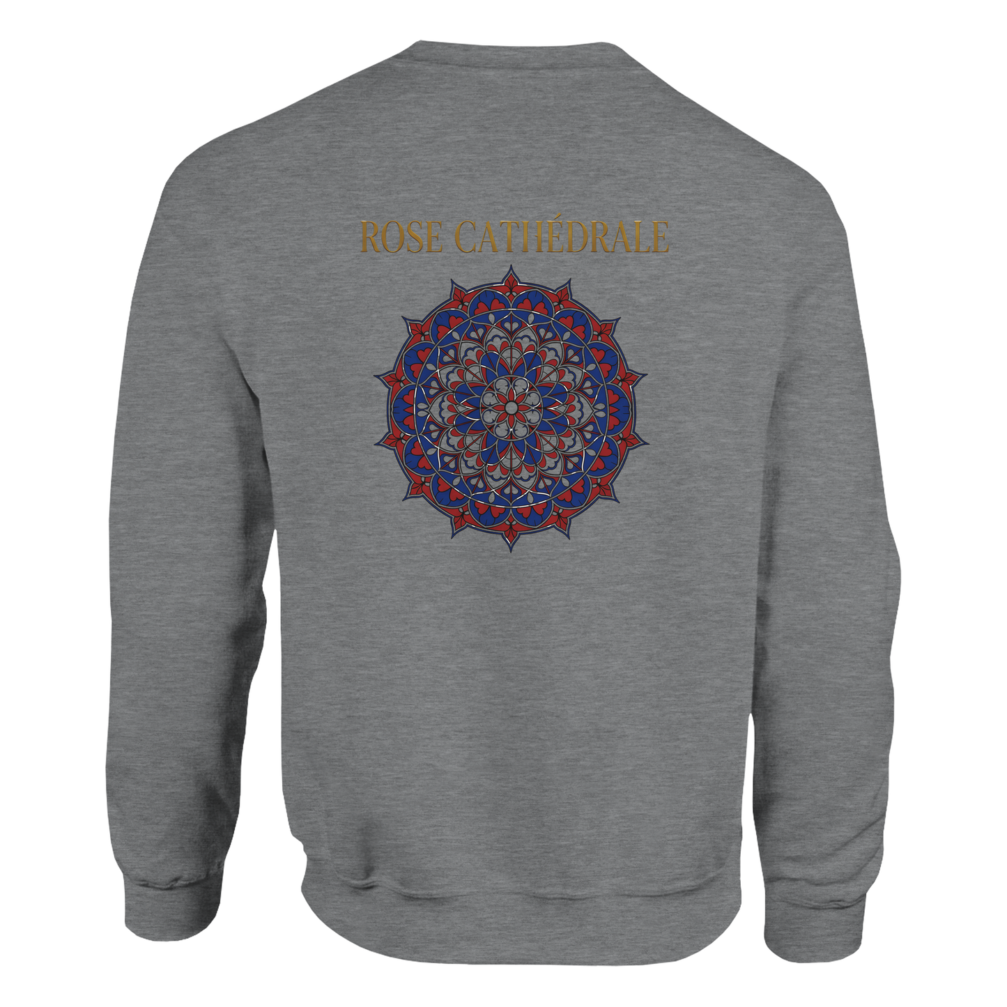 Women's Pink Classic Cathedral Crewneck Sweatshirt | Gildan® 18000