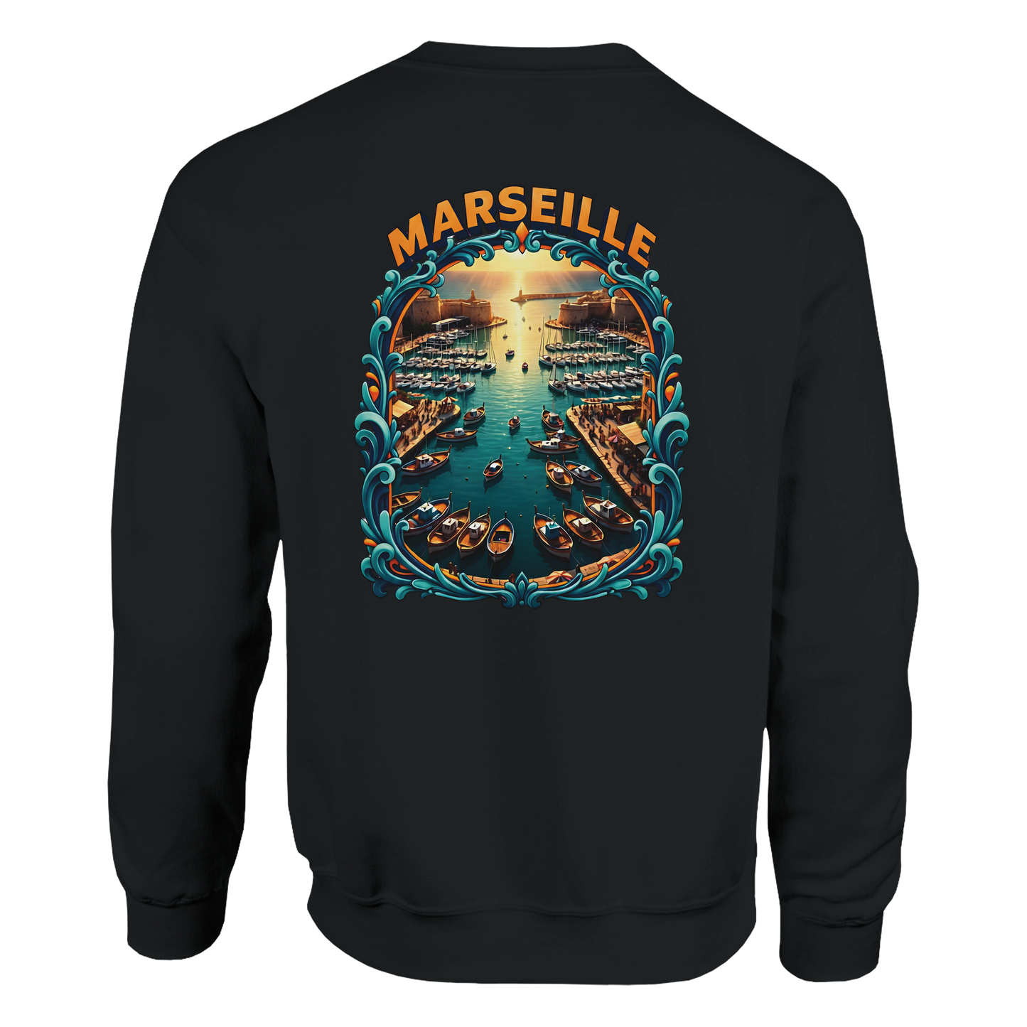 Unisex-Sweatshirt Marseilles Klassisches Rundhals-Sweatshirt | Gildan® 18000