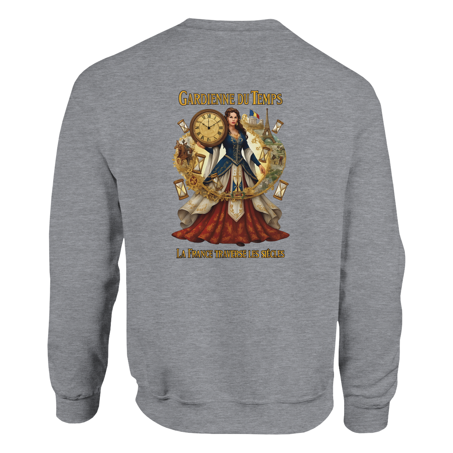 Sweat-shirt Femme Gardienne du Temps - Confort Premium et Coupe Classique