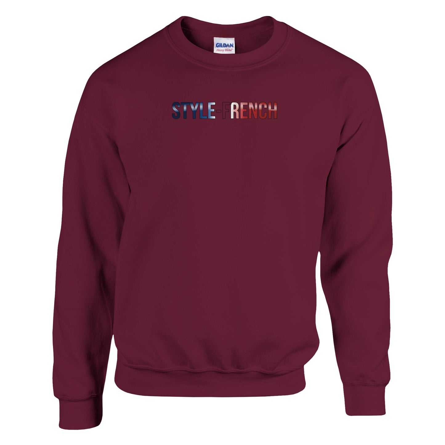 Damen-Sweatshirt „debout la France“ im klassischen französischen Rundhals-Stil | Gildan® 18000