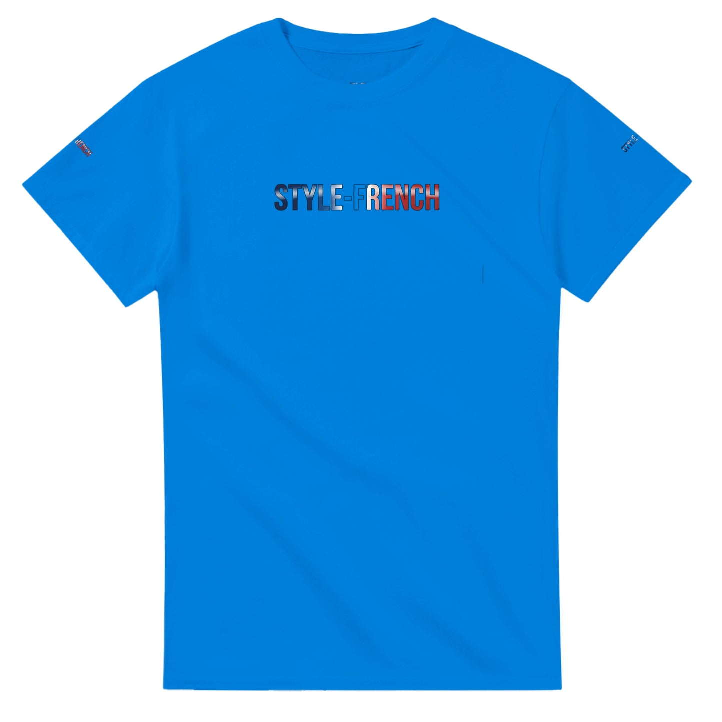 T-Shirt vive la France Herren dick Rundhals | Gildan® 5000