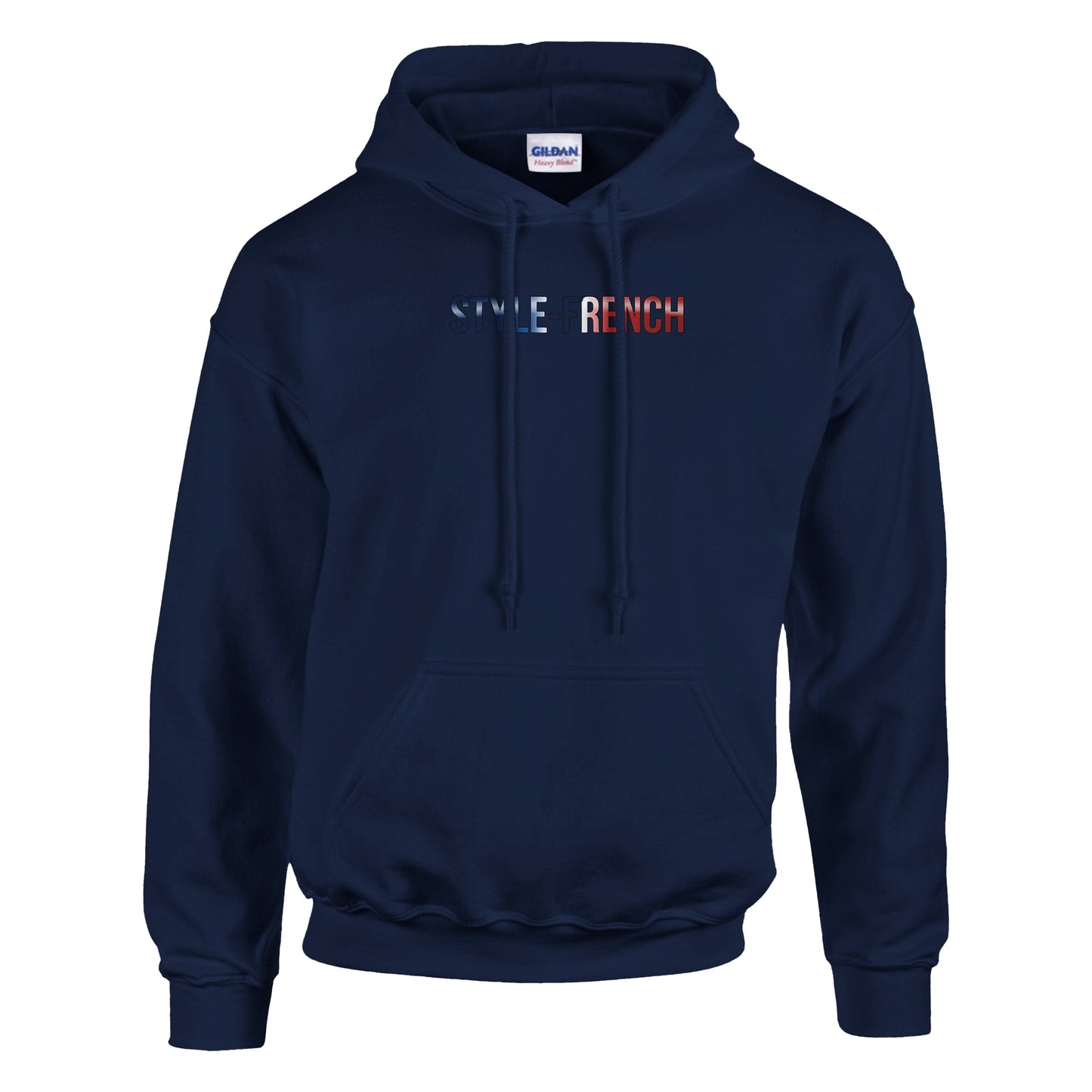 Kapuzenpullover Es lebe Frankreich klassischer Stil für Damen | Gildan® 18500