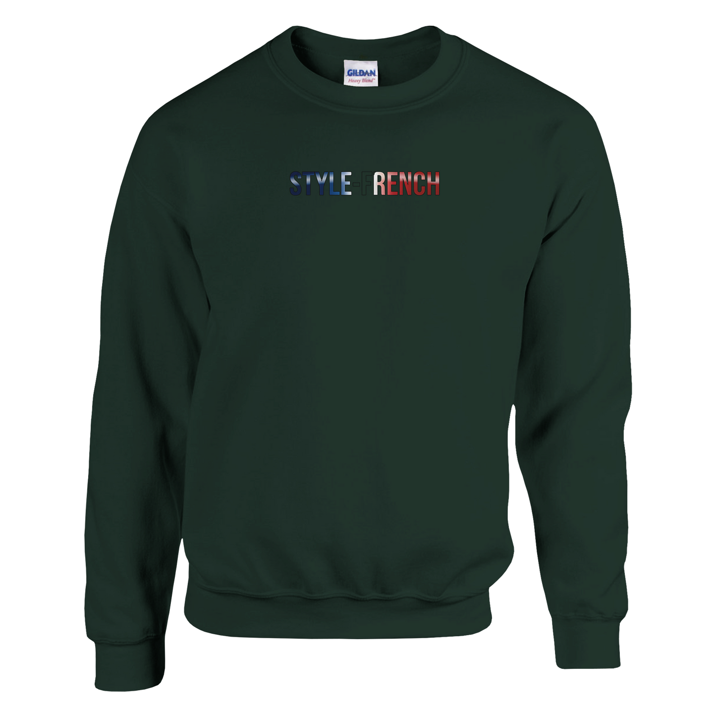 Sweatshirt Cocorico On Est Les Meilleurs für Herren, klassischer Rundhalsausschnitt | Gildan® 18000