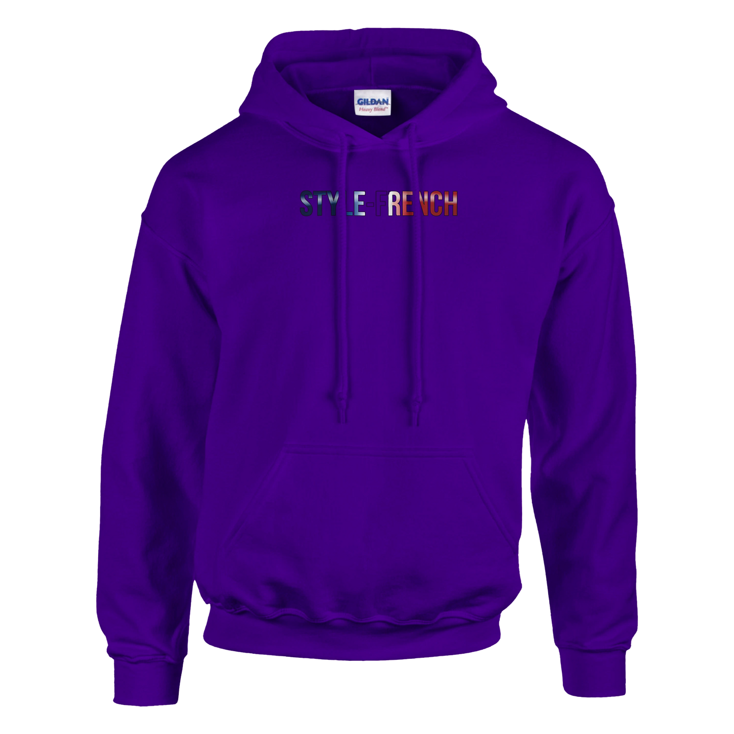 "The people don't give up" hoodie - classic French style for men | Gildan® 18500