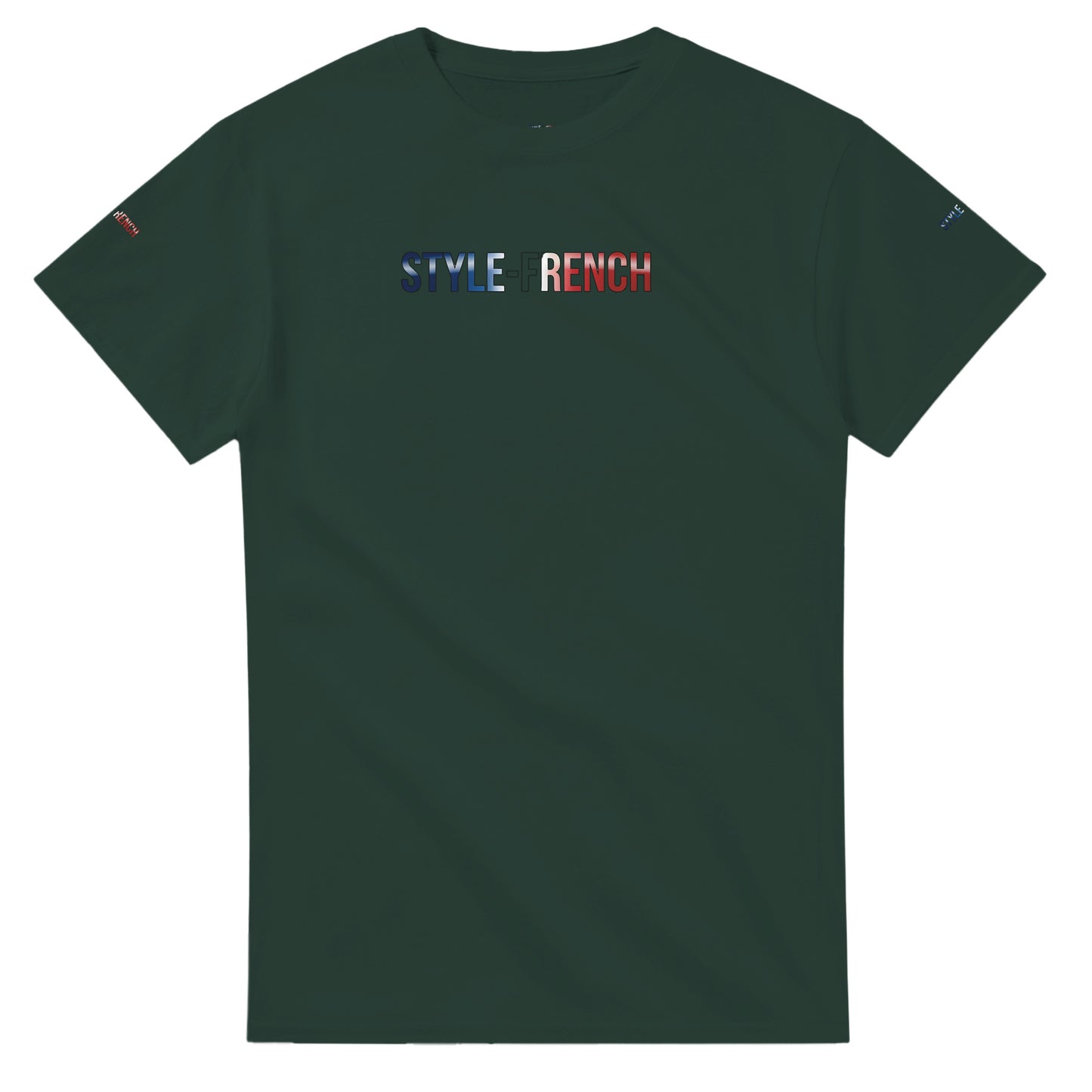 T-Shirt in Frankreich geboren dick rundhals | Gildan® 5000