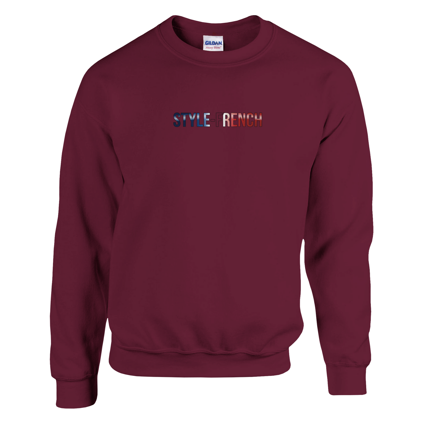 Unisex city burgundy classic crewneck sweatshirt | Gildan® 18000