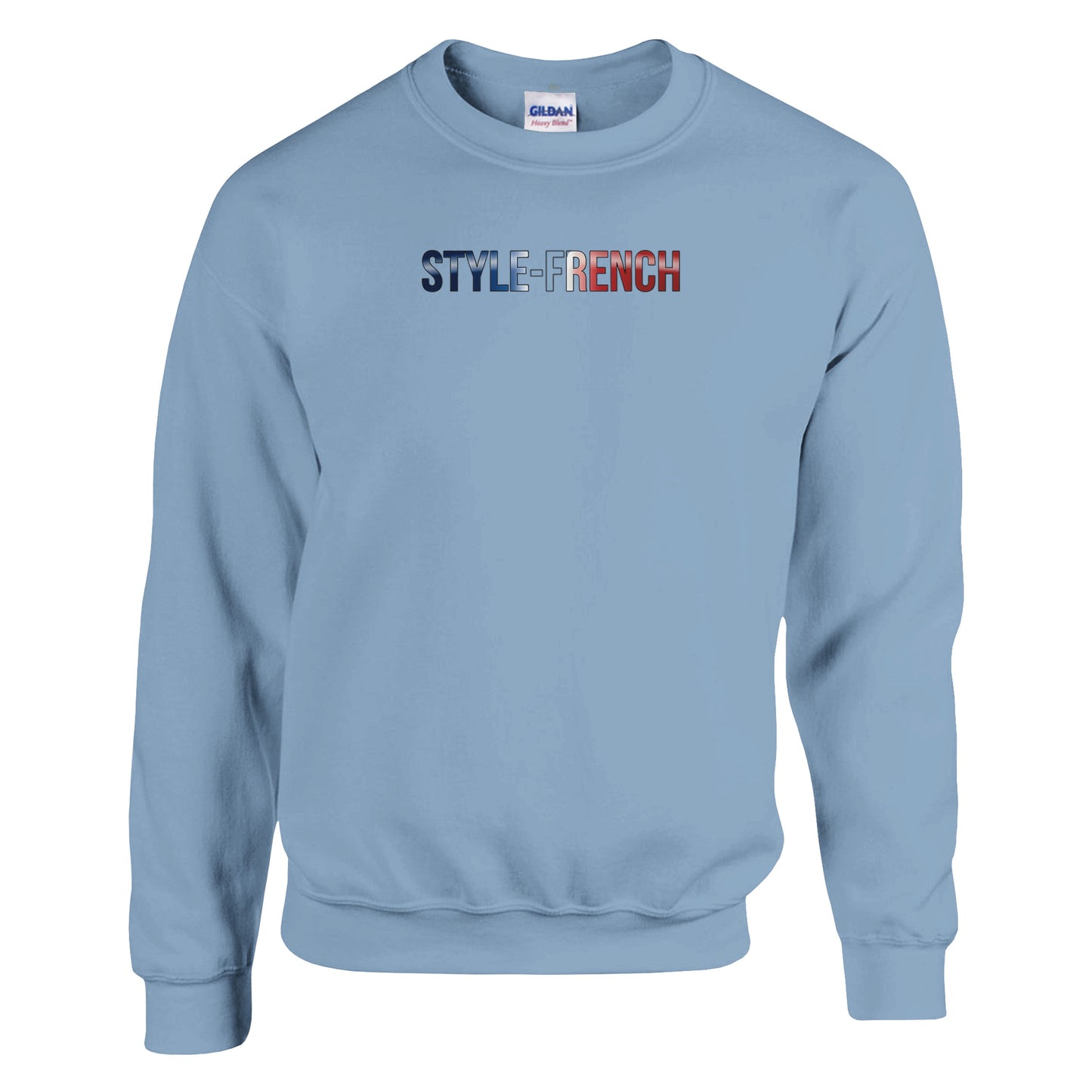 Damen-Sweatshirt „debout la France“ im klassischen französischen Rundhals-Stil | Gildan® 18000