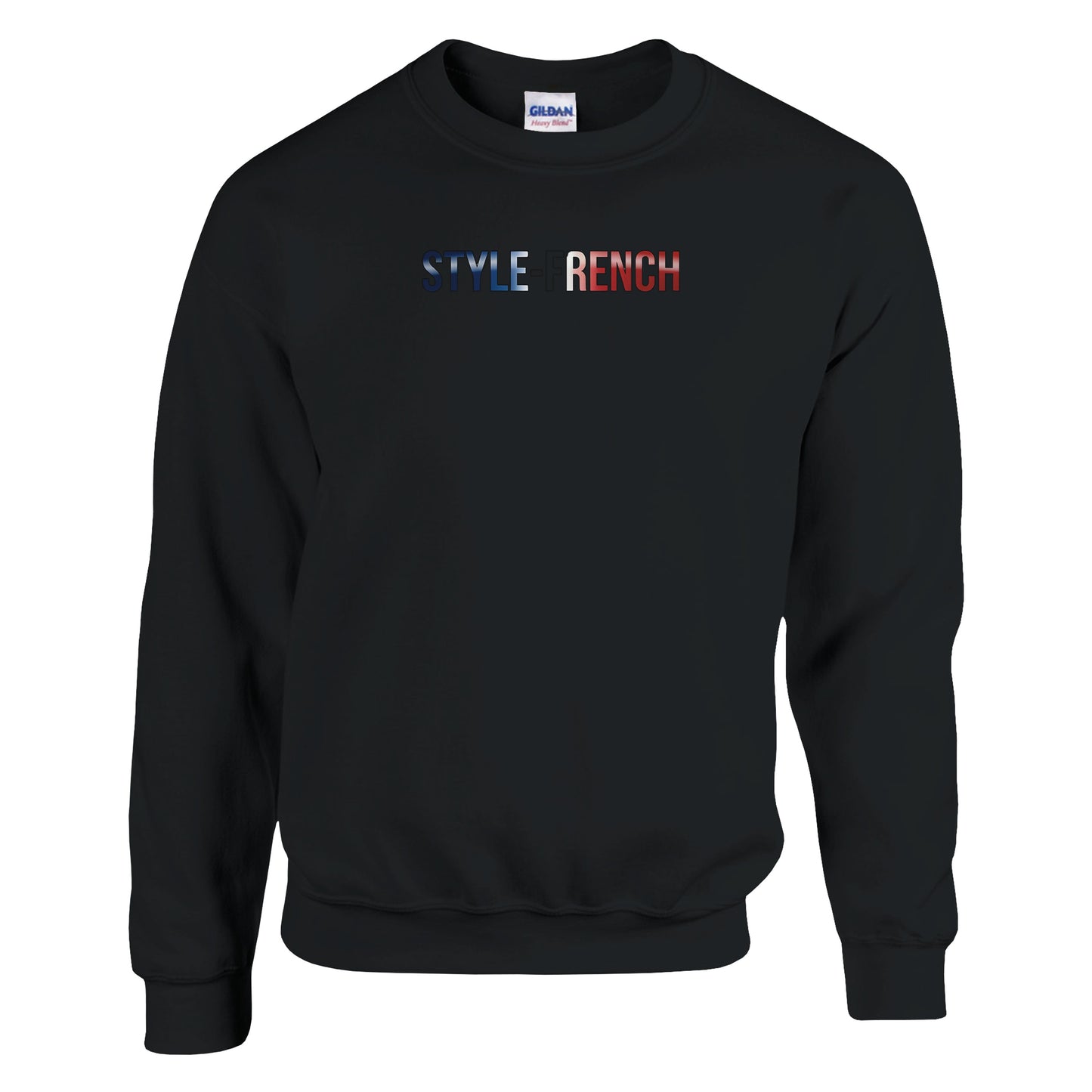 Damen-Sweatshirt „debout la France“ im klassischen französischen Rundhals-Stil | Gildan® 18000