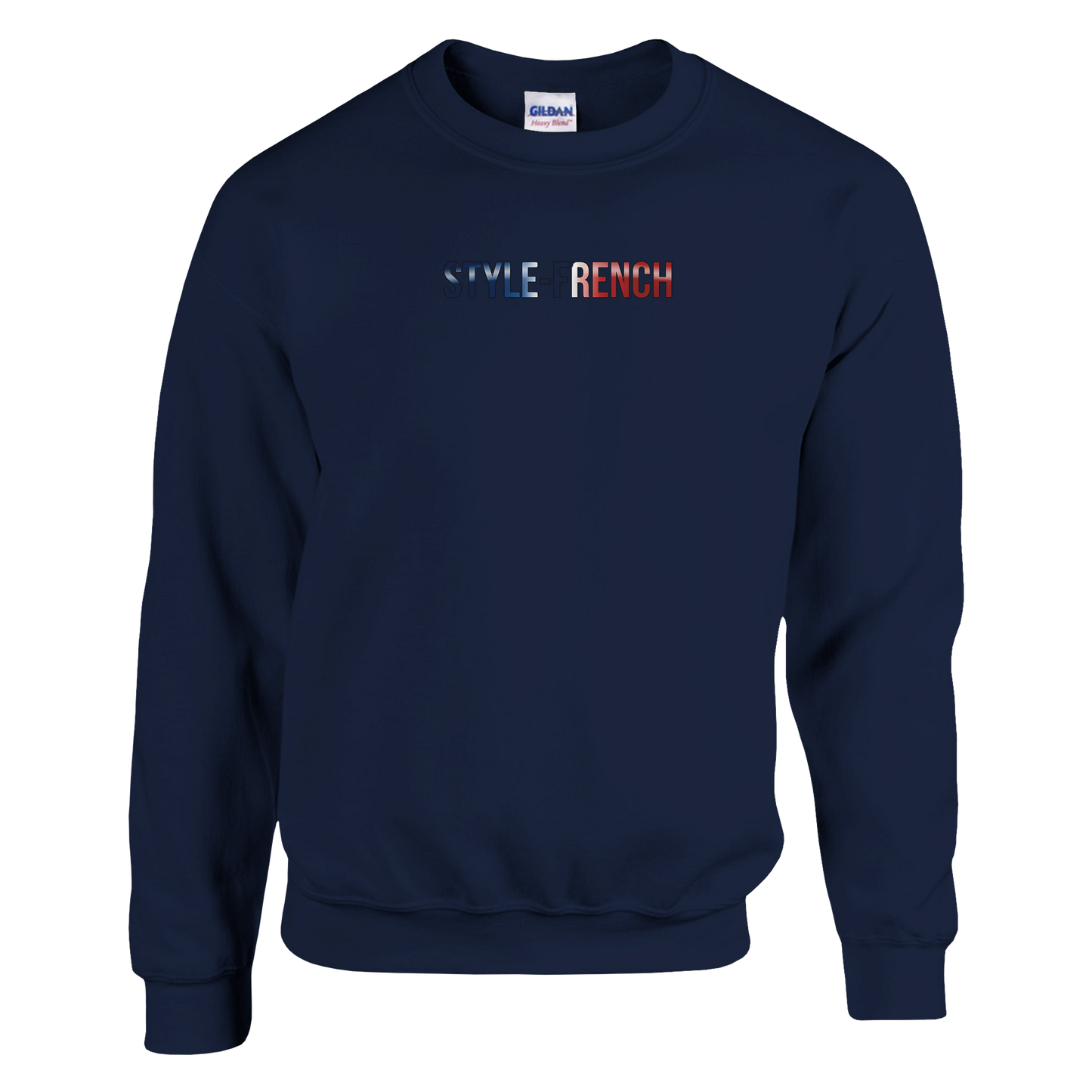Sweatshirt Die Seele Frankreichs Damen im französischen Stil klassischer Rundhalsausschnitt | Gildan® 18000