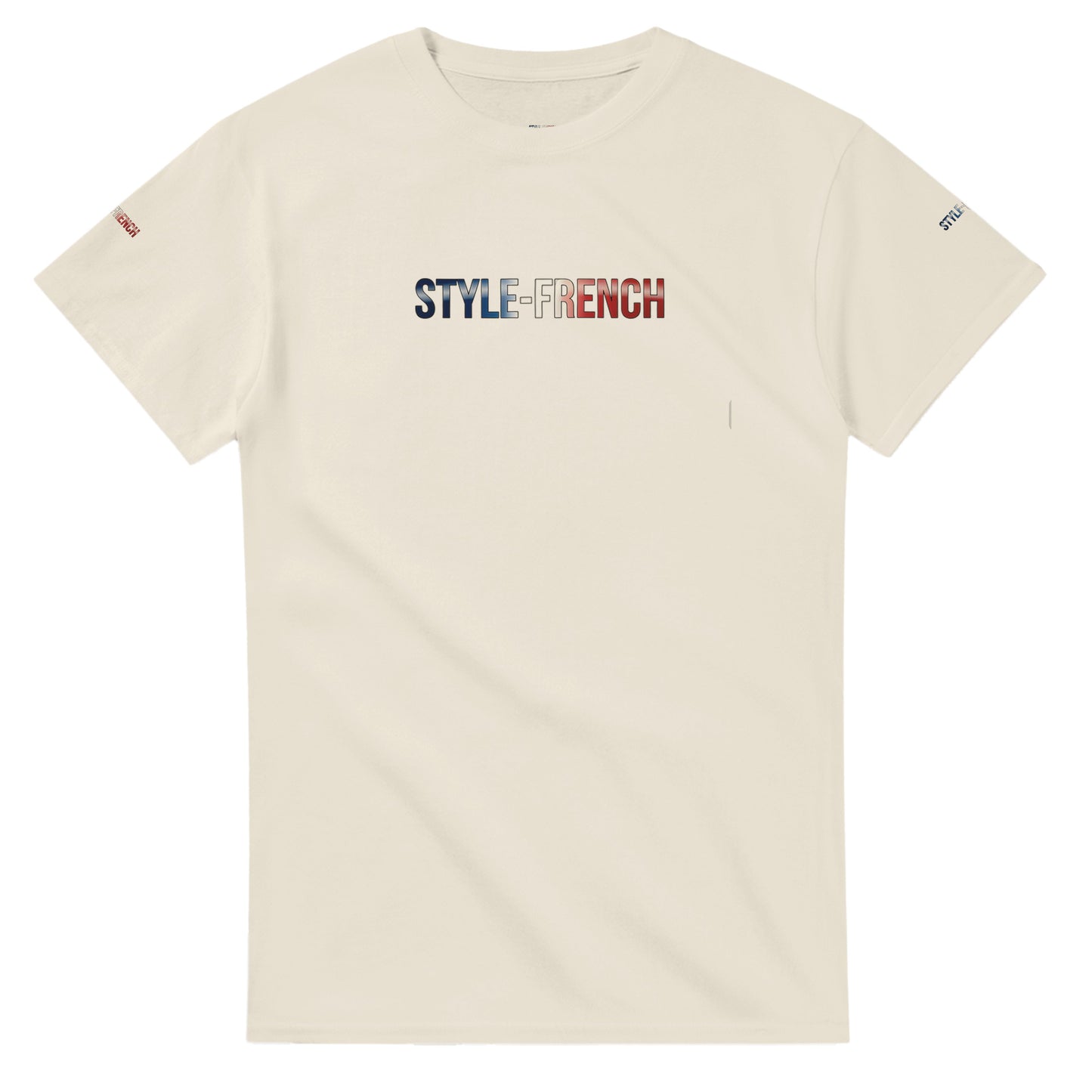 T-Shirt vive la France Herren dick Rundhals | Gildan® 5000