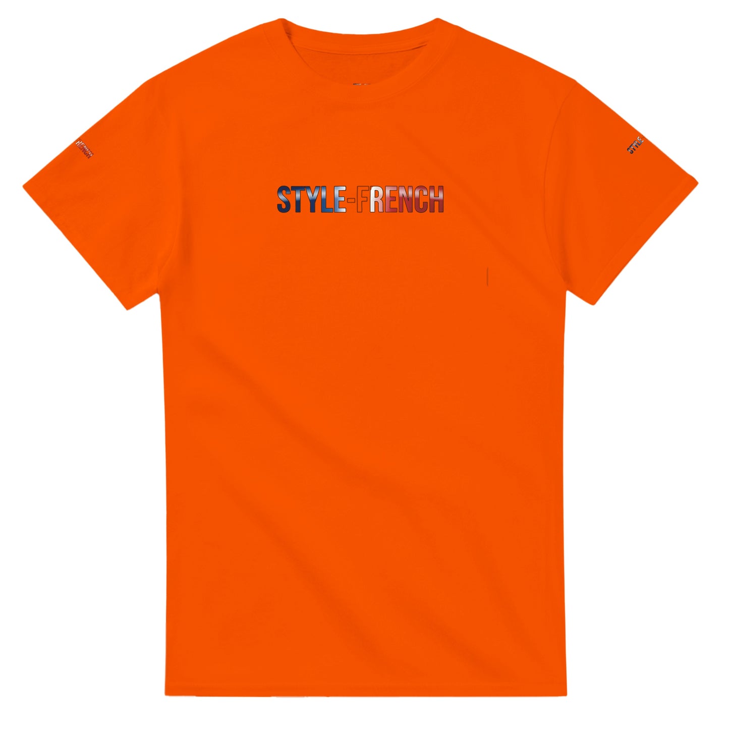 T-Shirt vive la France Herren dick Rundhals | Gildan® 5000