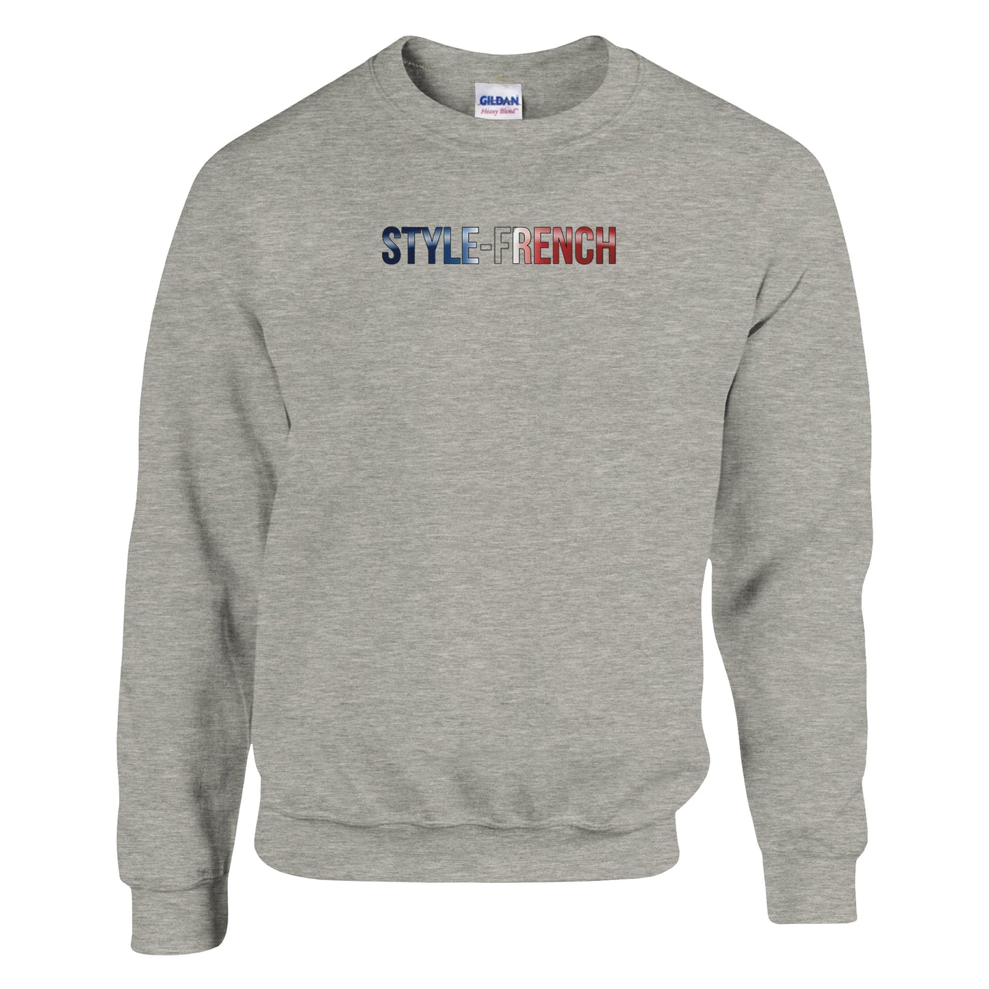 Damen-Sweatshirt „debout la France“ im klassischen französischen Rundhals-Stil | Gildan® 18000