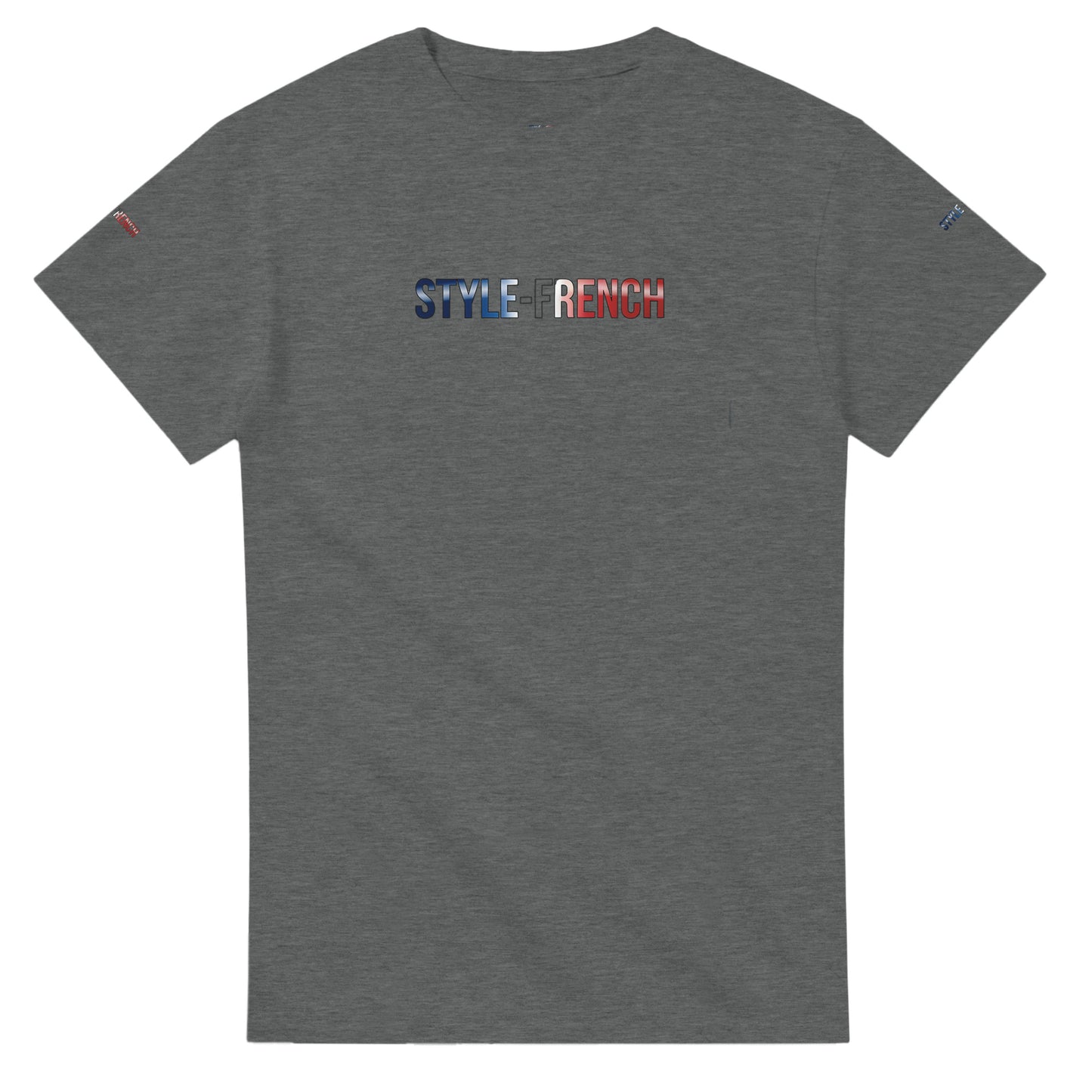 T-Shirt vive la France Herren dick Rundhals | Gildan® 5000