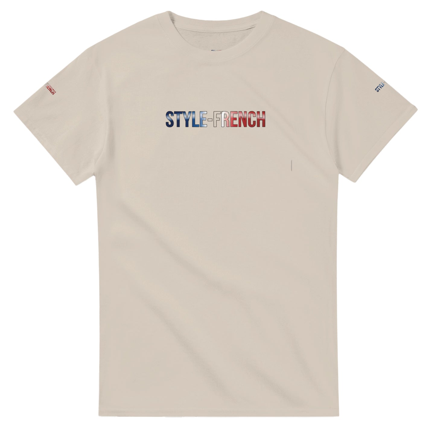 T-Shirt vive la France Herren dick Rundhals | Gildan® 5000