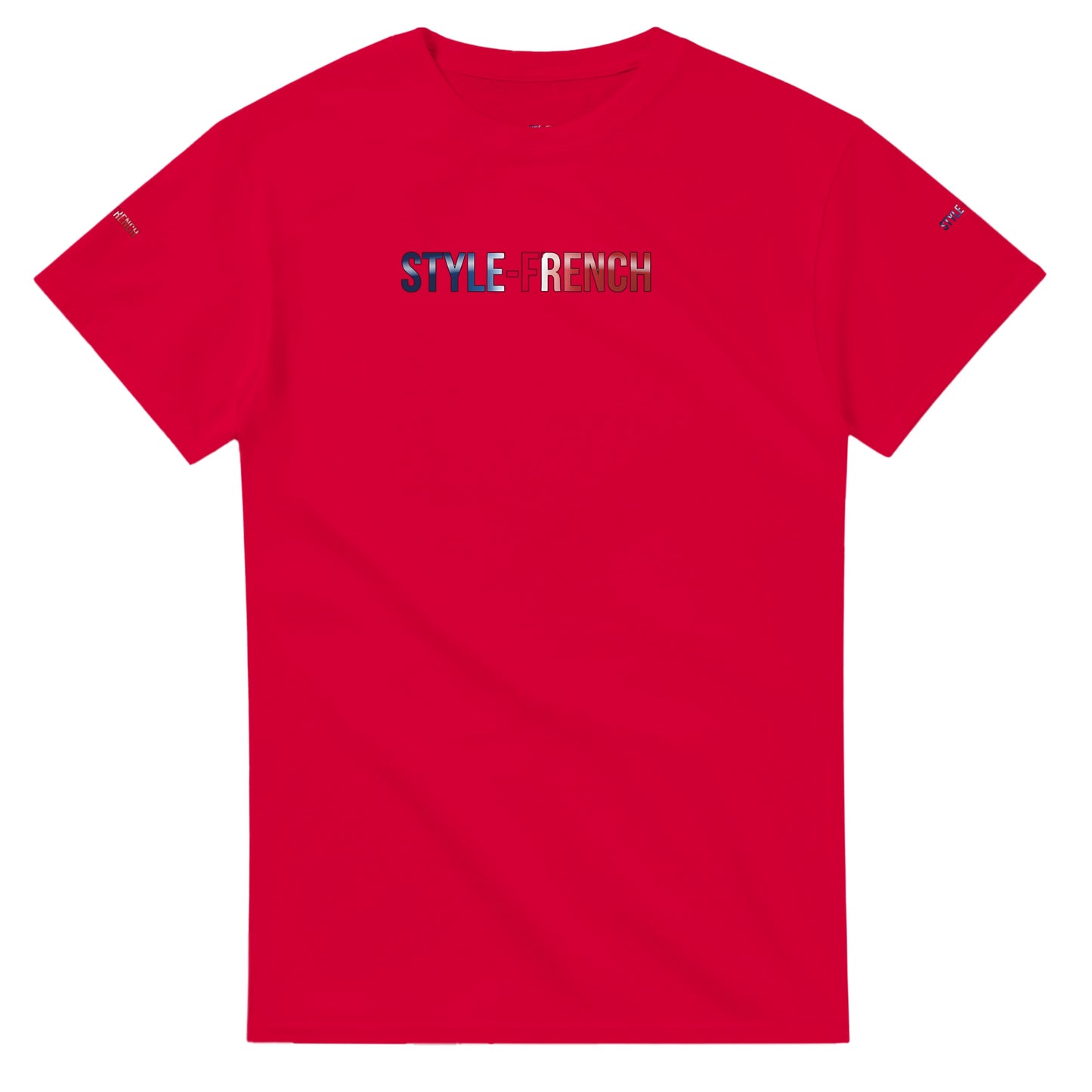 T-Shirt in Frankreich geboren dick rundhals | Gildan® 5000
