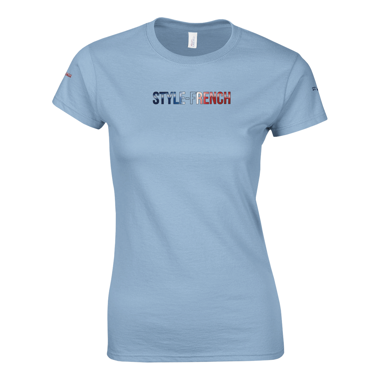 T-Shirt Freiheit Damen französischer Stil klassischer Rundhalsausschnitt | Gildan® 64000L