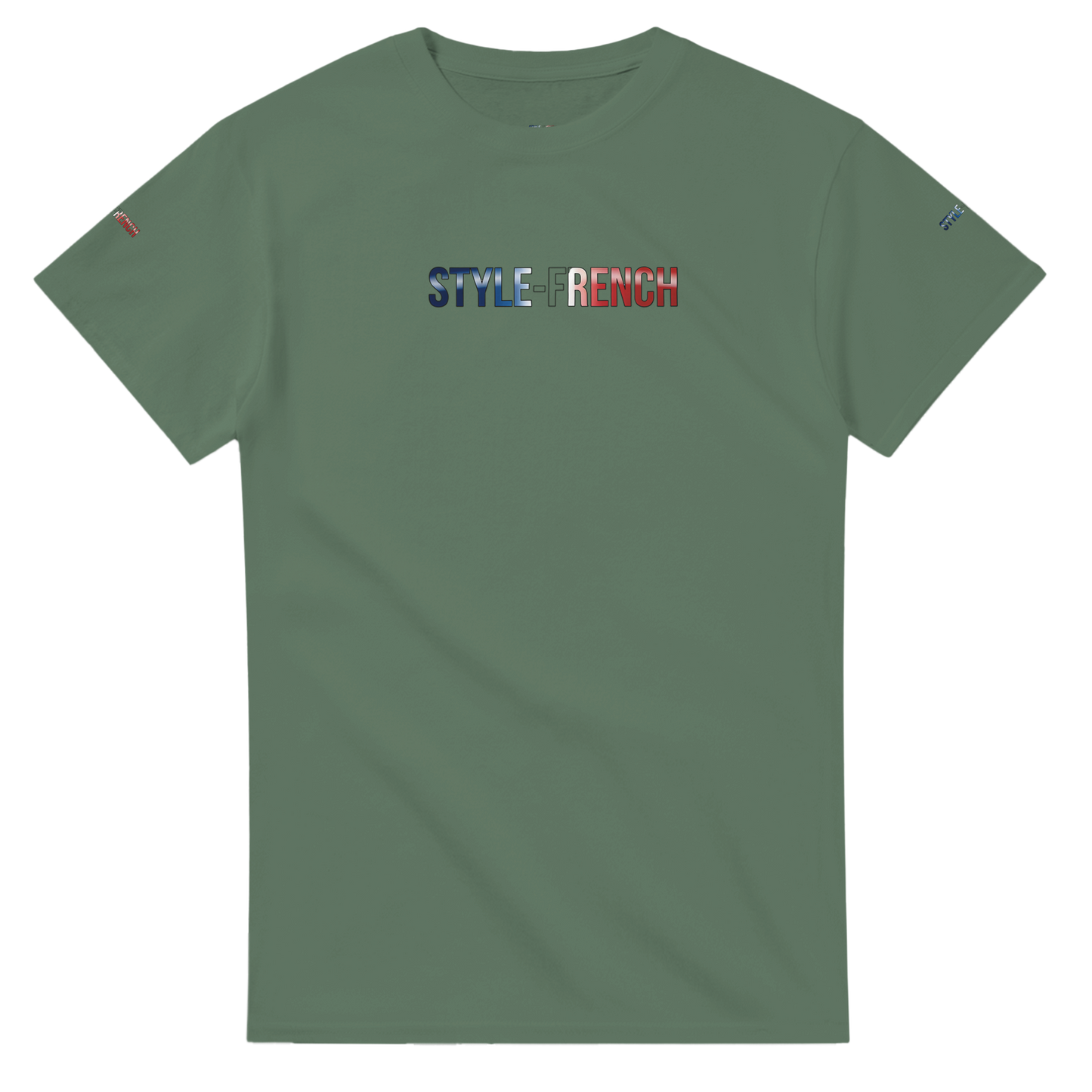 Unisex-T-Shirt Hochwertige Frankreich, dick, Rundhals | Gildan® 5000